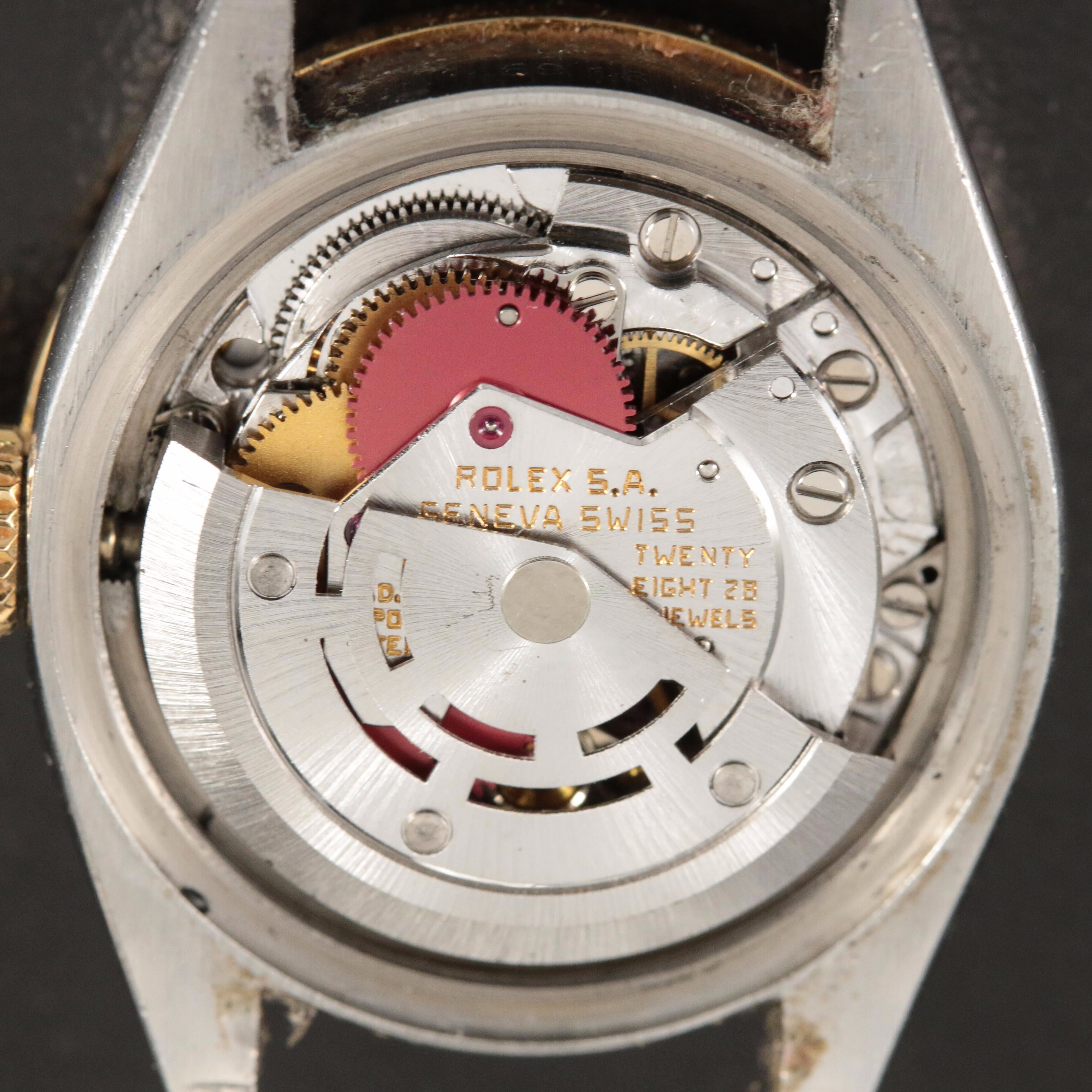 1981 Rolex Custom Diamond Dial and Bezel, Two-Tone Datejust Watch