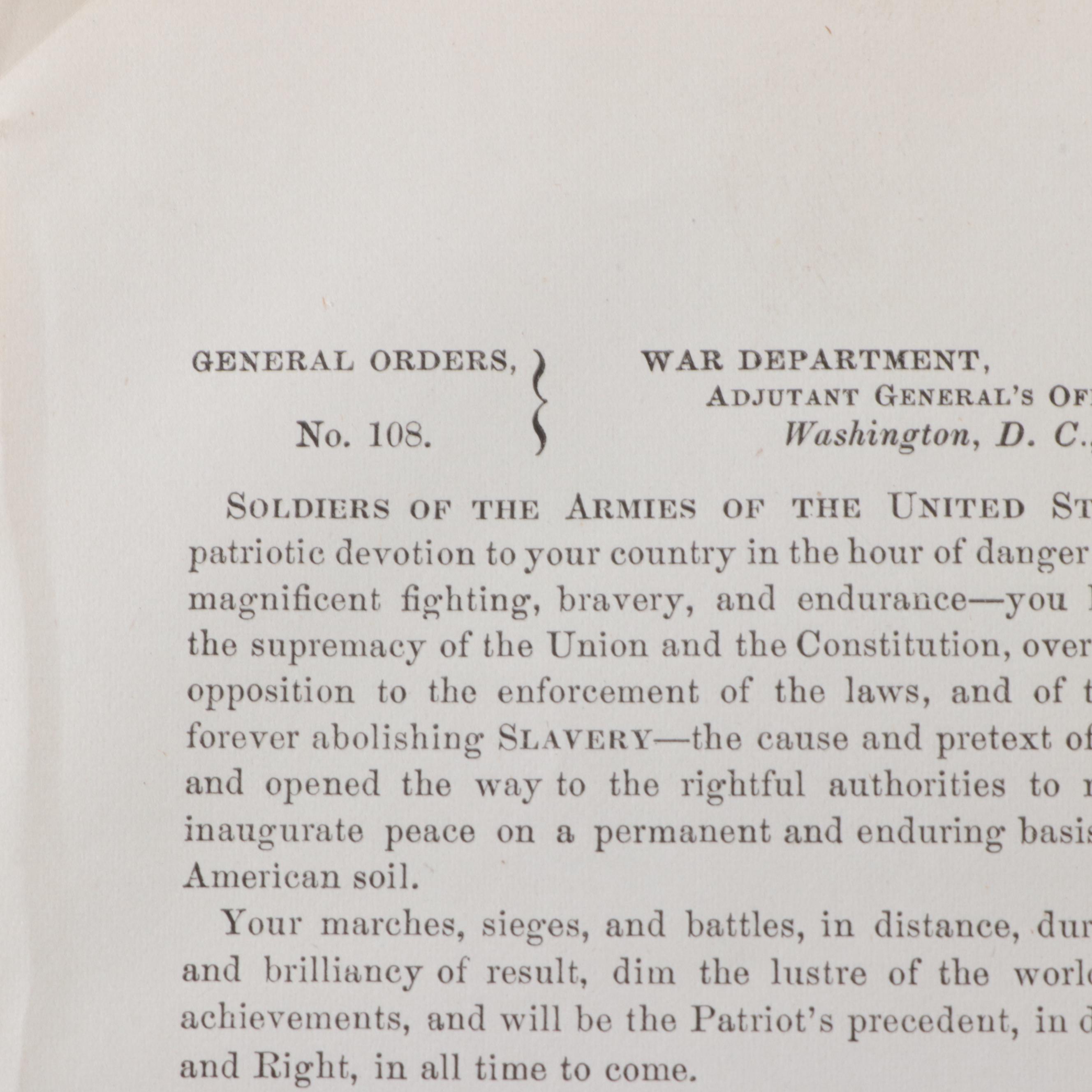 Facsimile Abraham Lincoln and Ulysses S. Grant Matted Displays