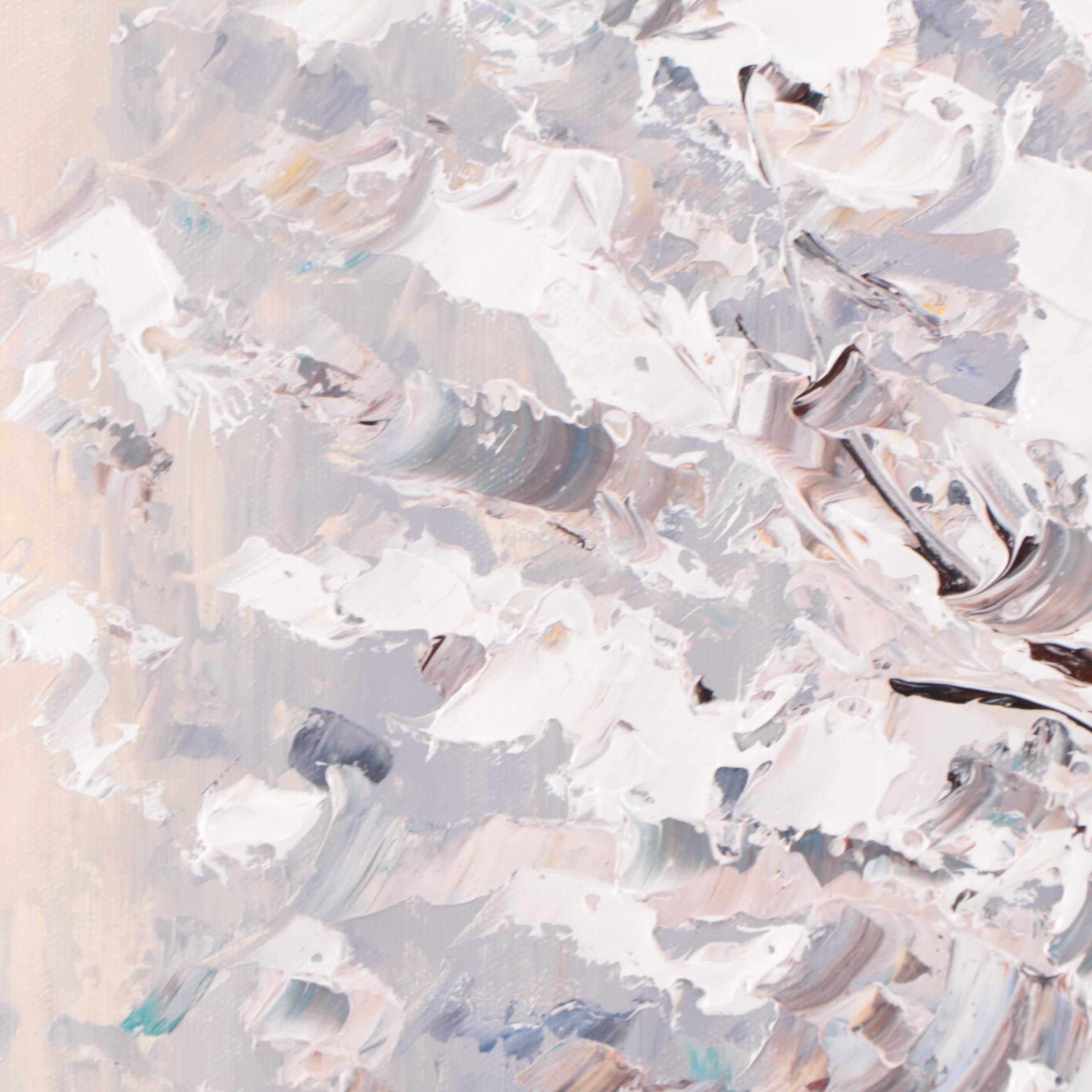 Bing Oil Painting of Stylized Landscape With Tree