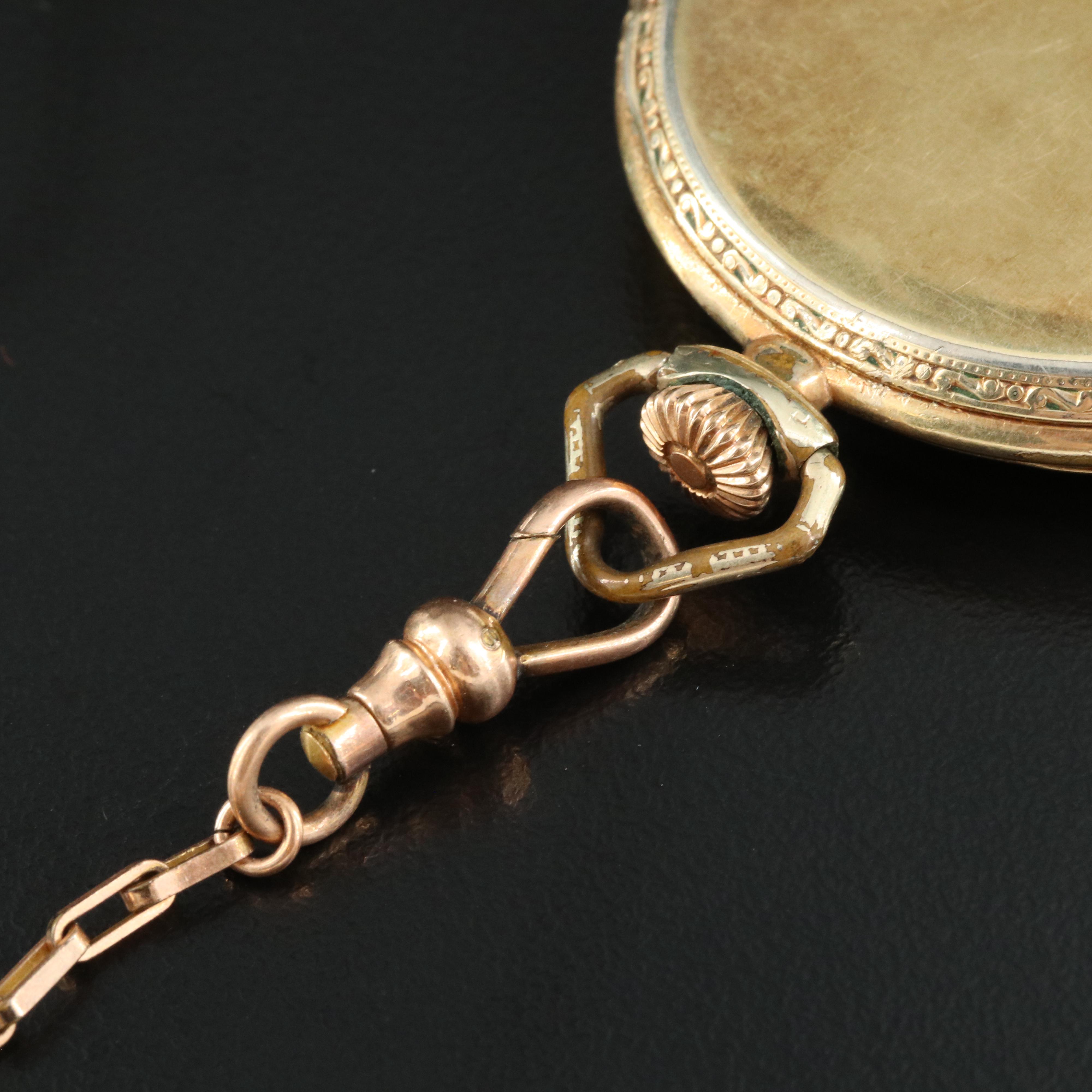 Vintage Gruen Semi Thin Pocket Watch