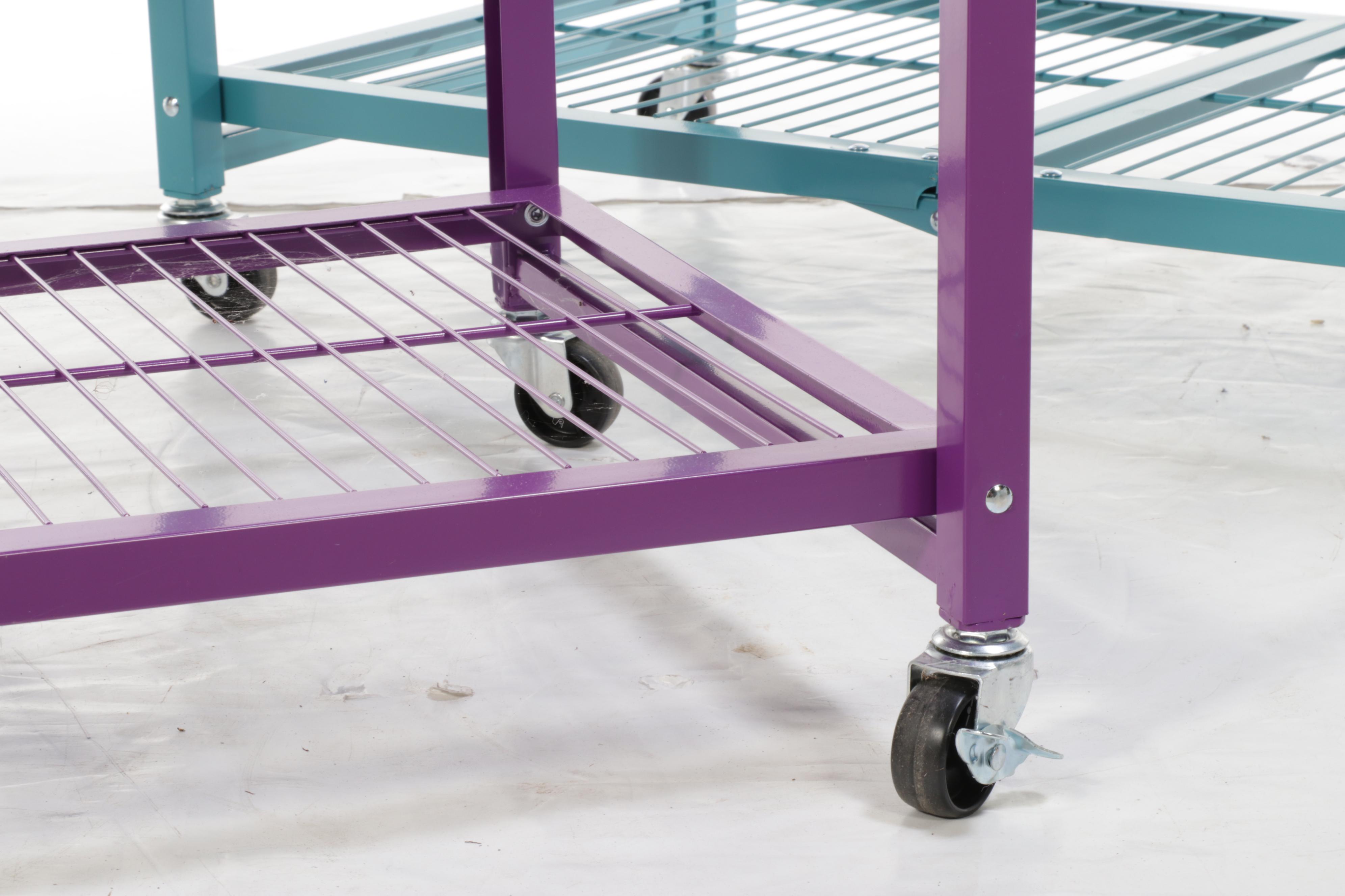 Origami Folding Metal Racks in Colors