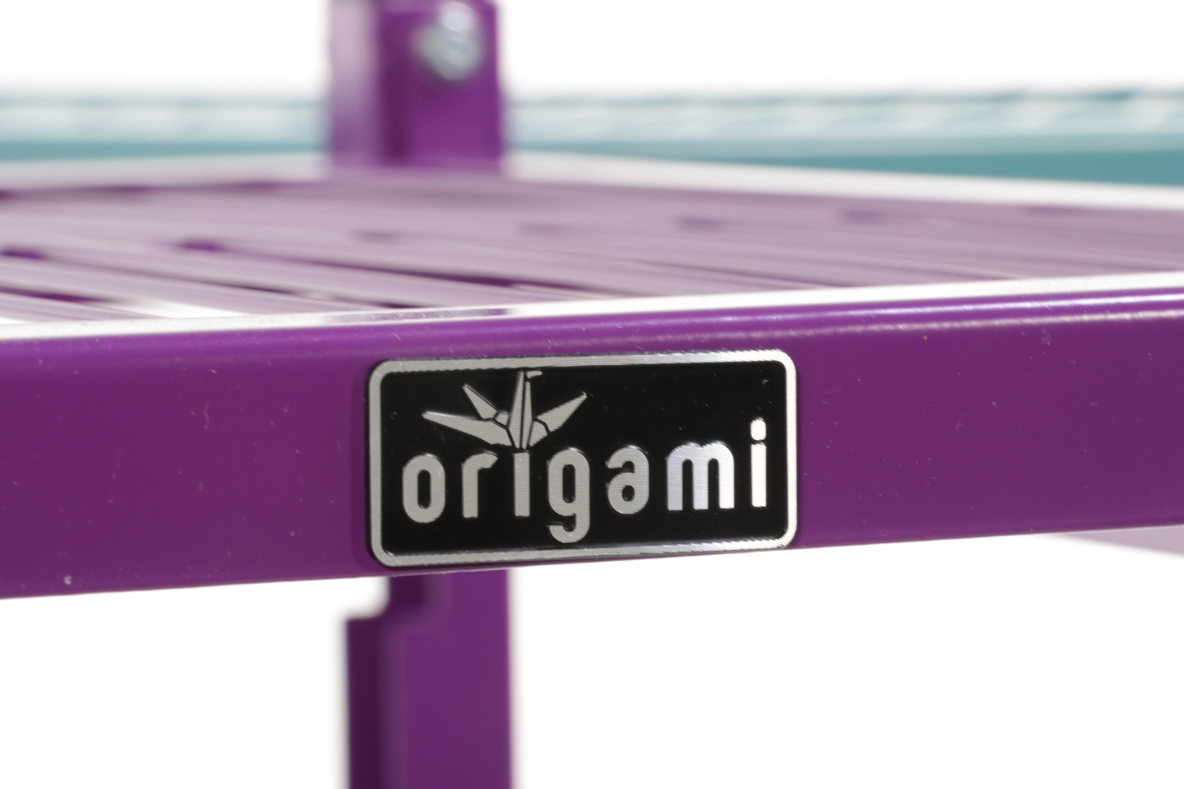 Origami Folding Metal Racks in Colors