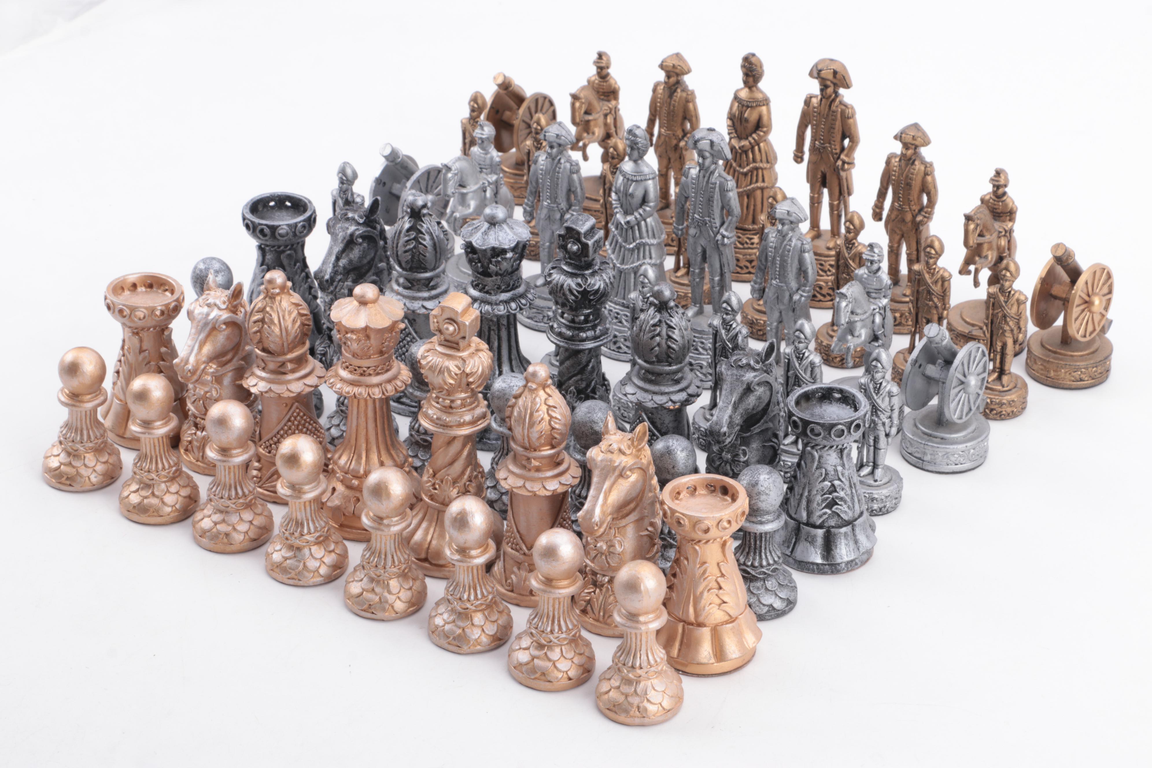 Figural and Other Resin Chess Sets