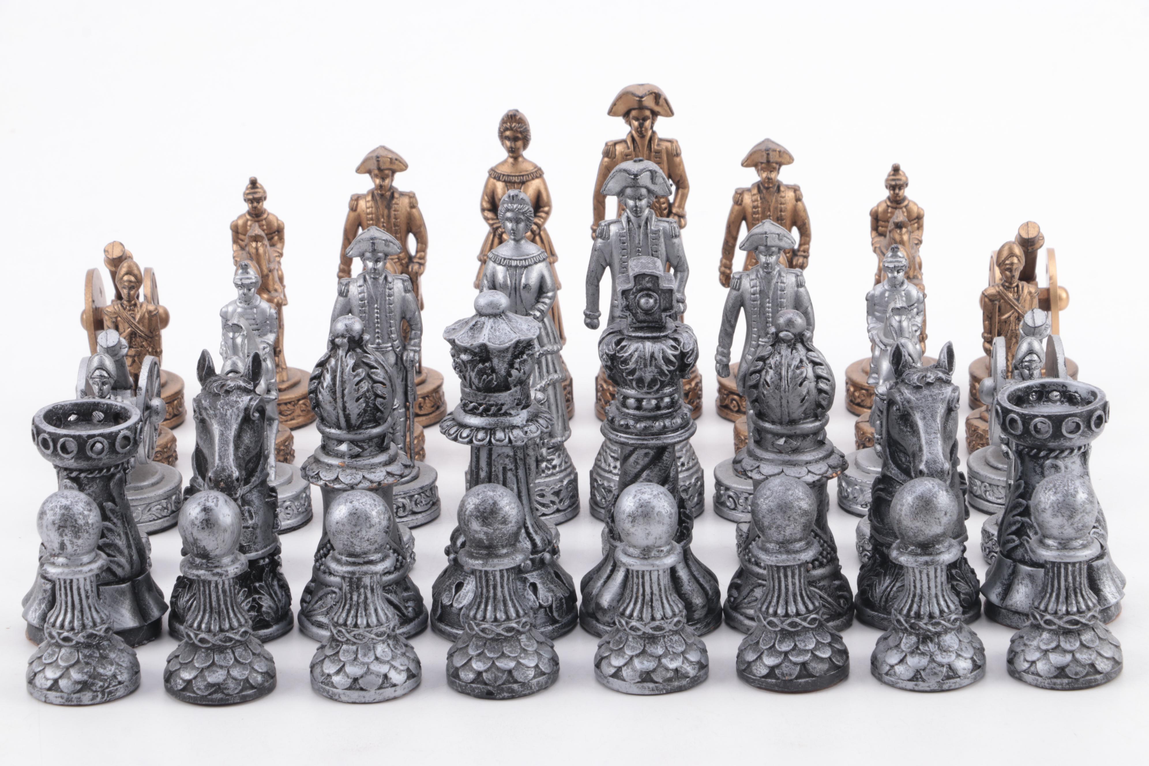 Figural and Other Resin Chess Sets
