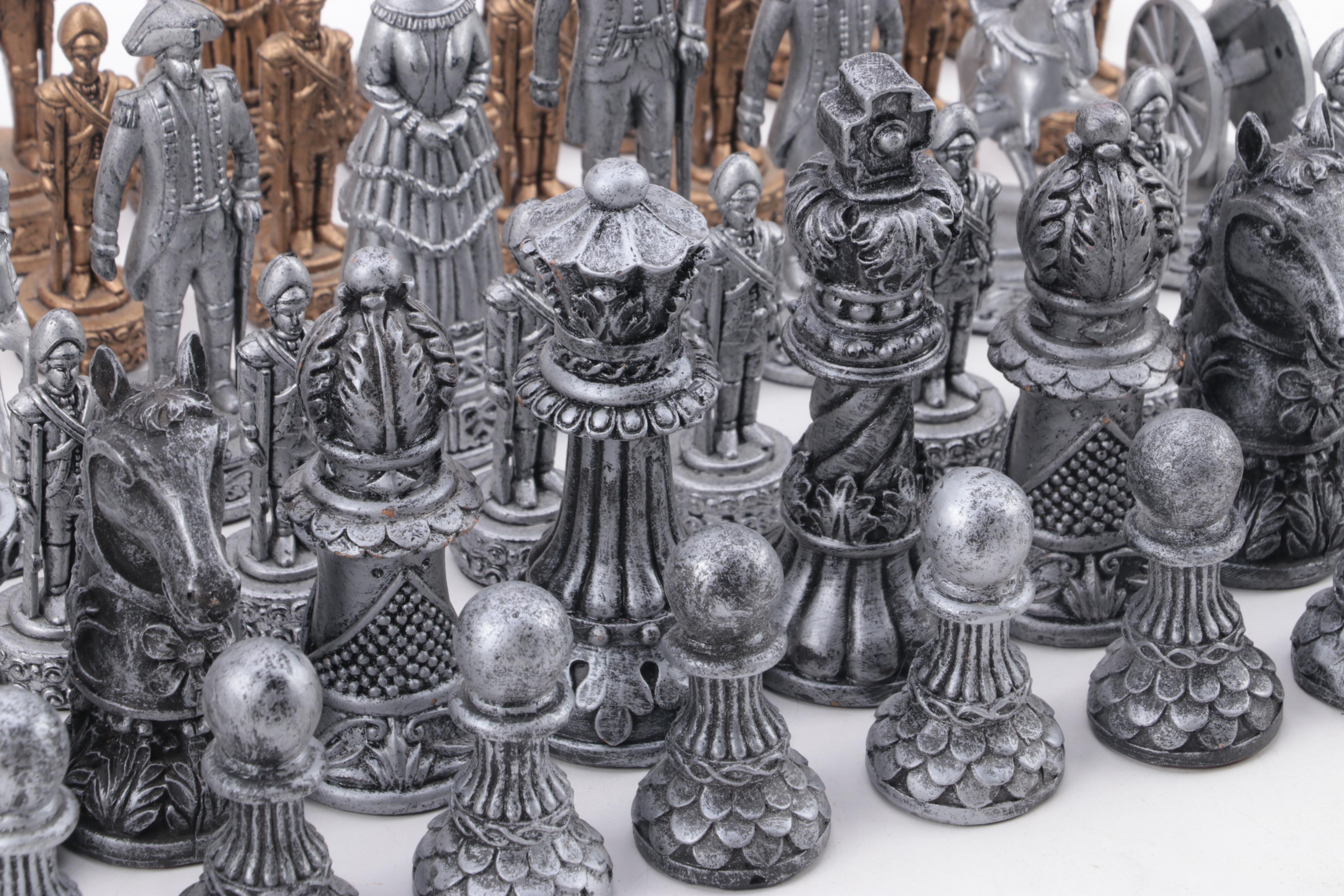 Figural and Other Resin Chess Sets