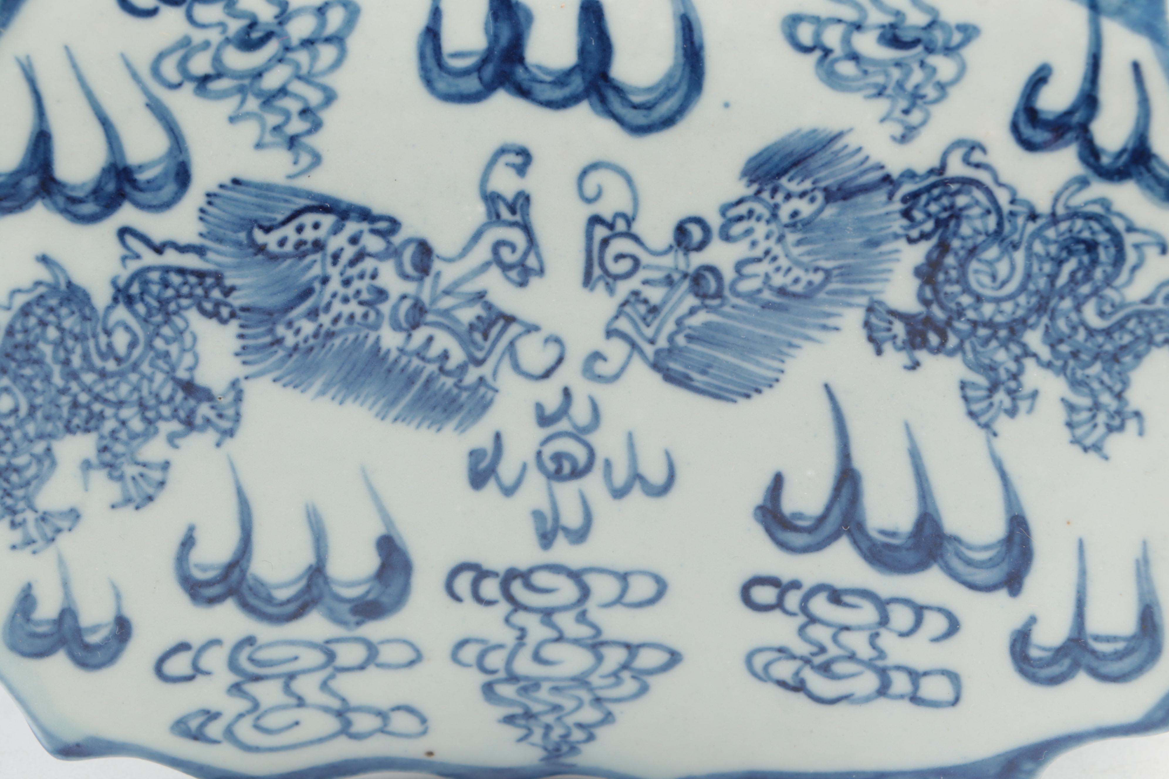 Hand-Painted Chinese Ceramic Opium Pillow