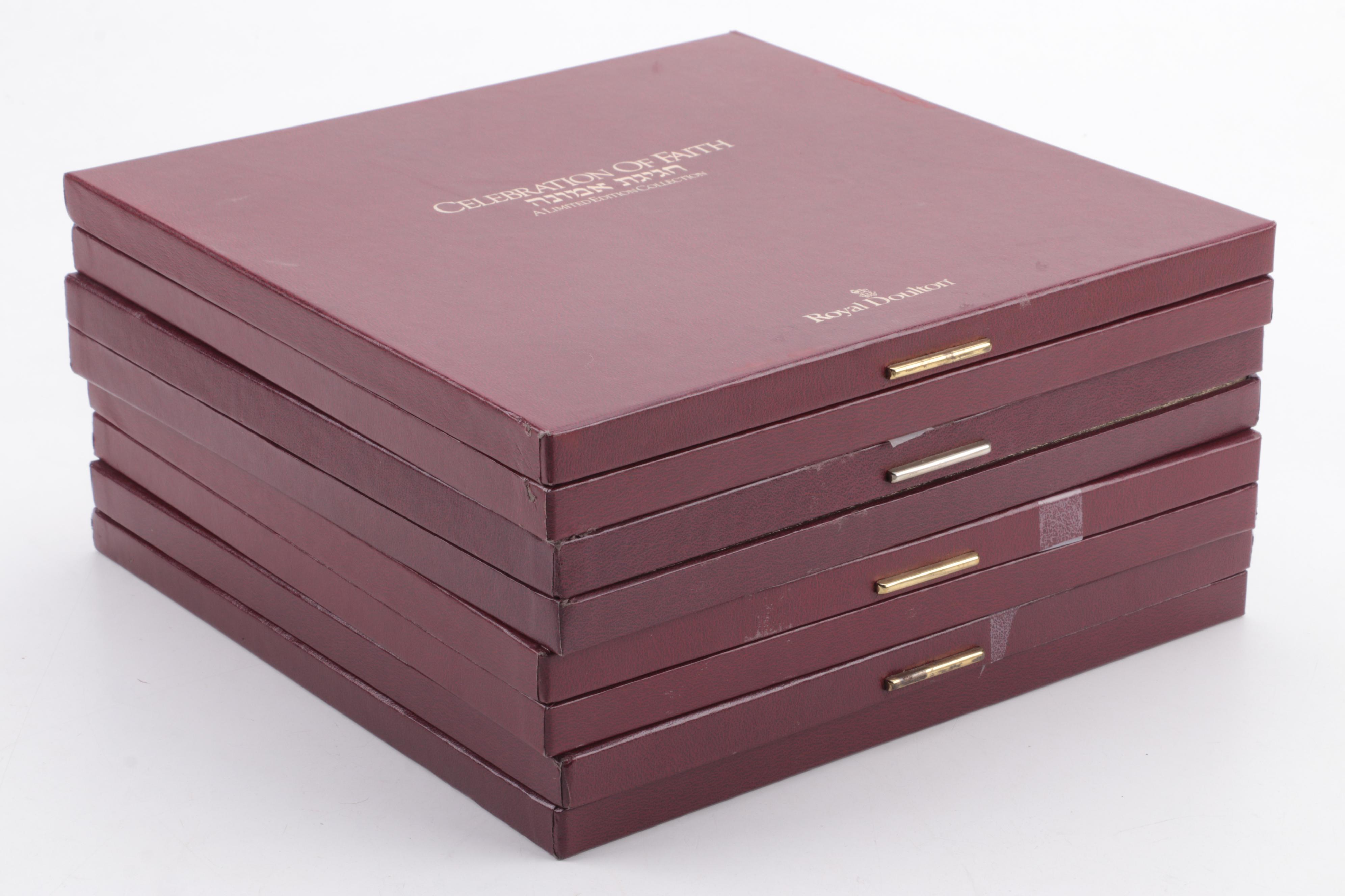 Royal Doulton "Celebration of Faith" Limited Edition Collector Plates, 1980s