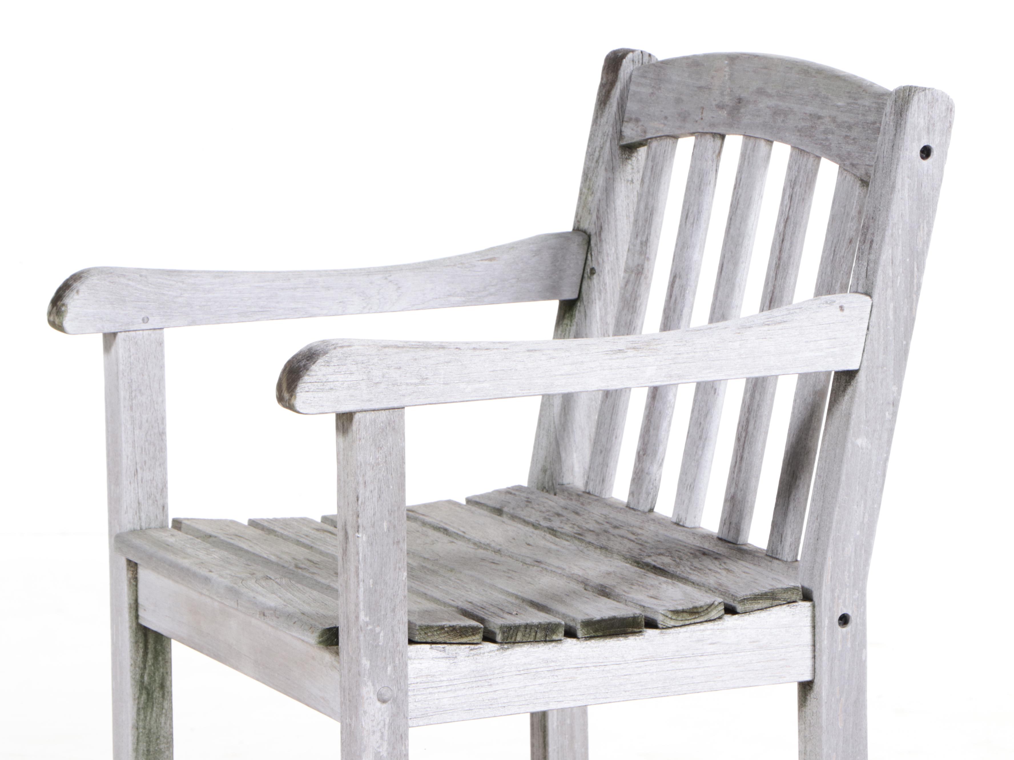 Teak Patio High-Top Dining Set