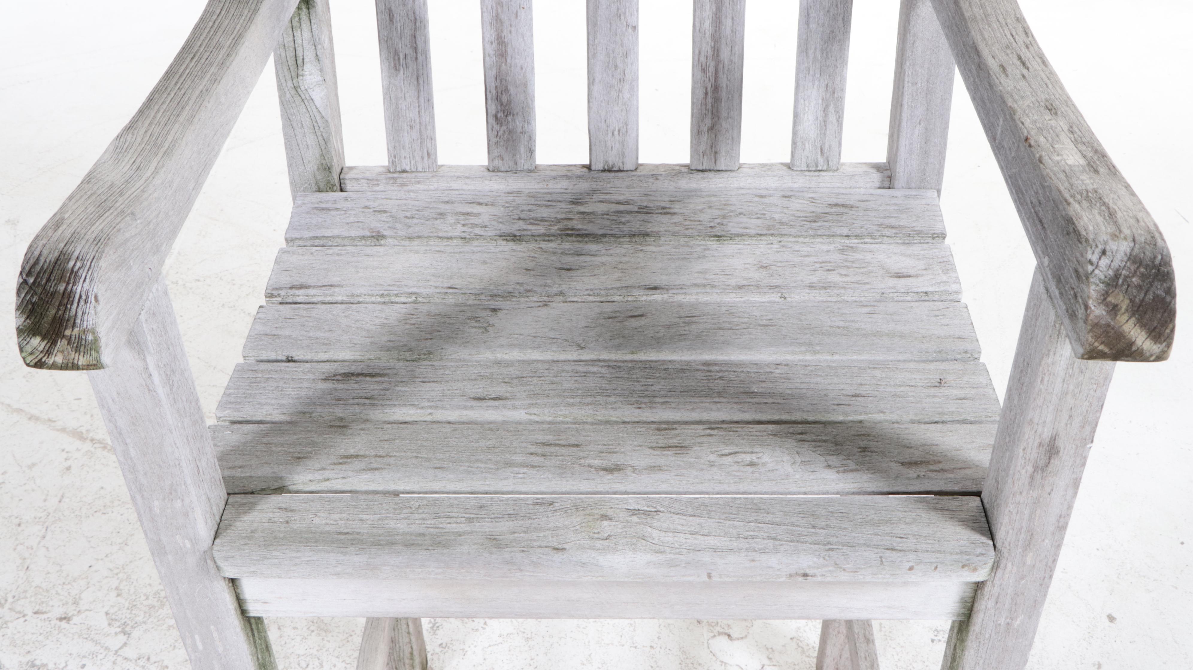 Teak Patio High-Top Dining Set