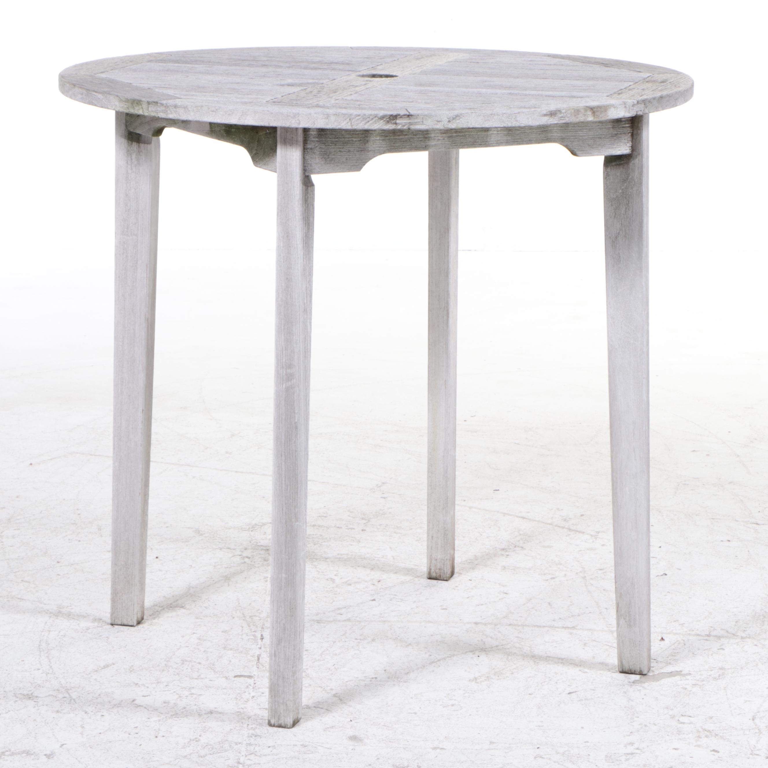 Teak Patio High-Top Dining Set