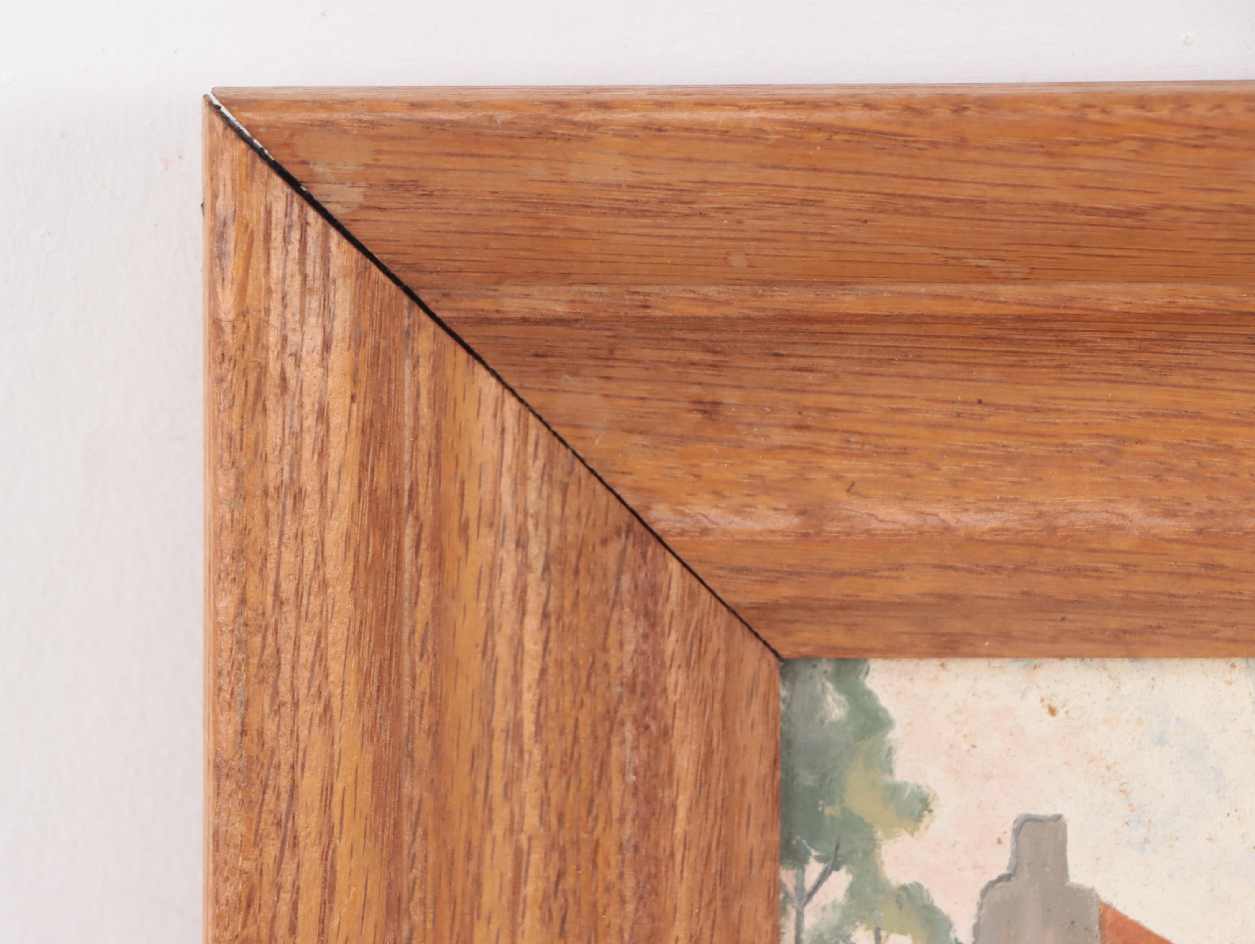 Acrylic Painting of Canal Scene