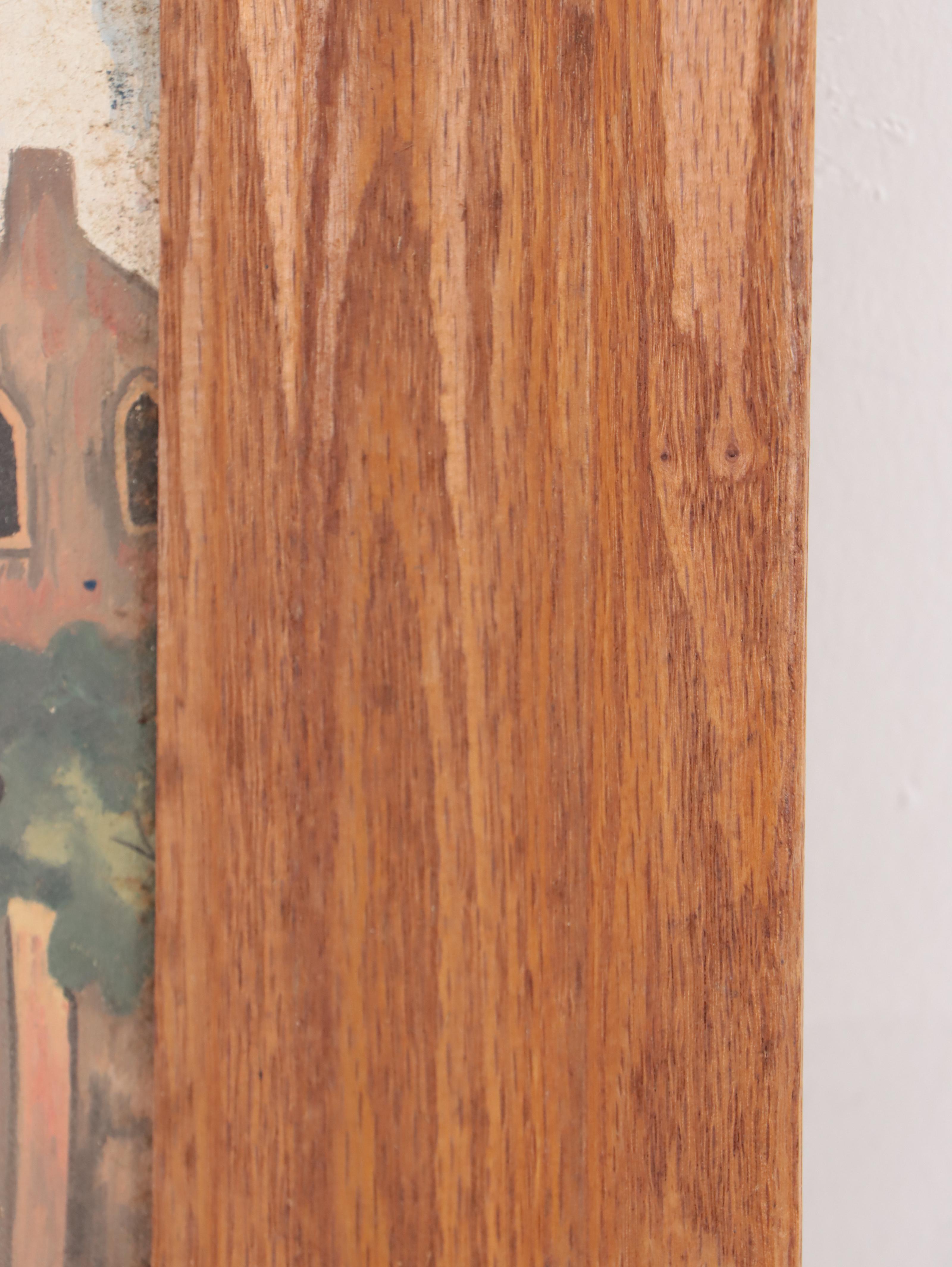 Acrylic Painting of Canal Scene