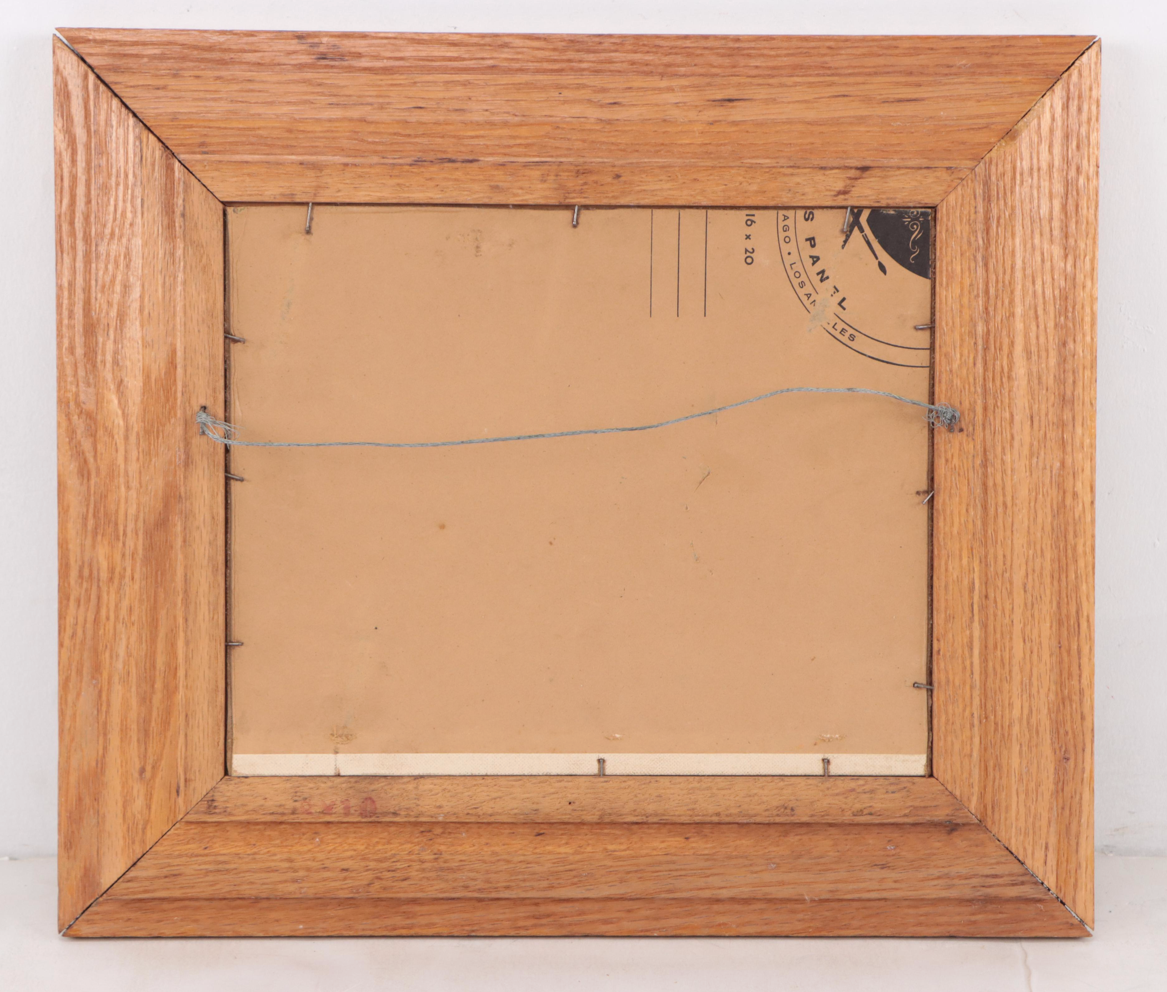 Acrylic Painting of Canal Scene