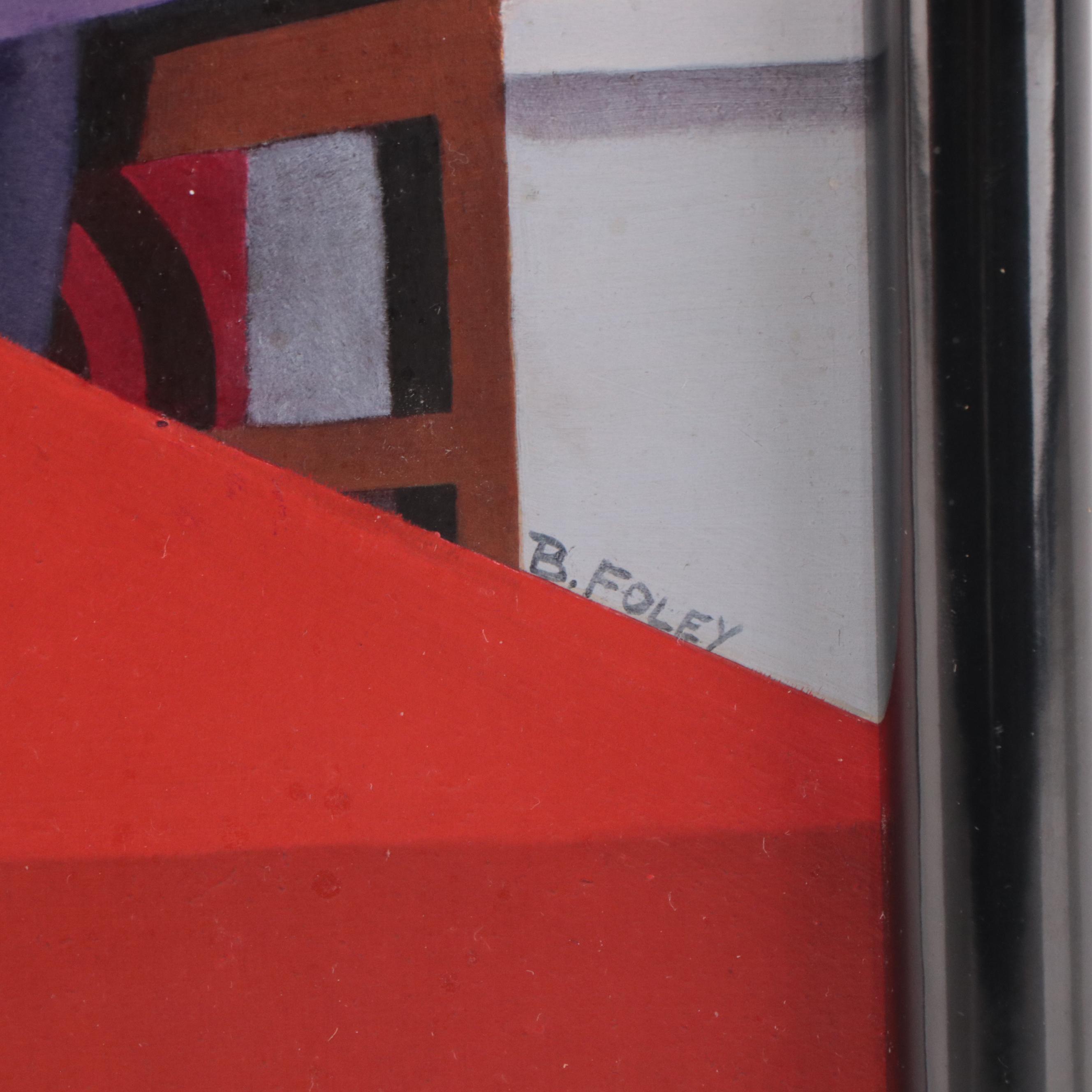 Beth Foley Figurative Oil Painting of Lounging Nude With Pheasant