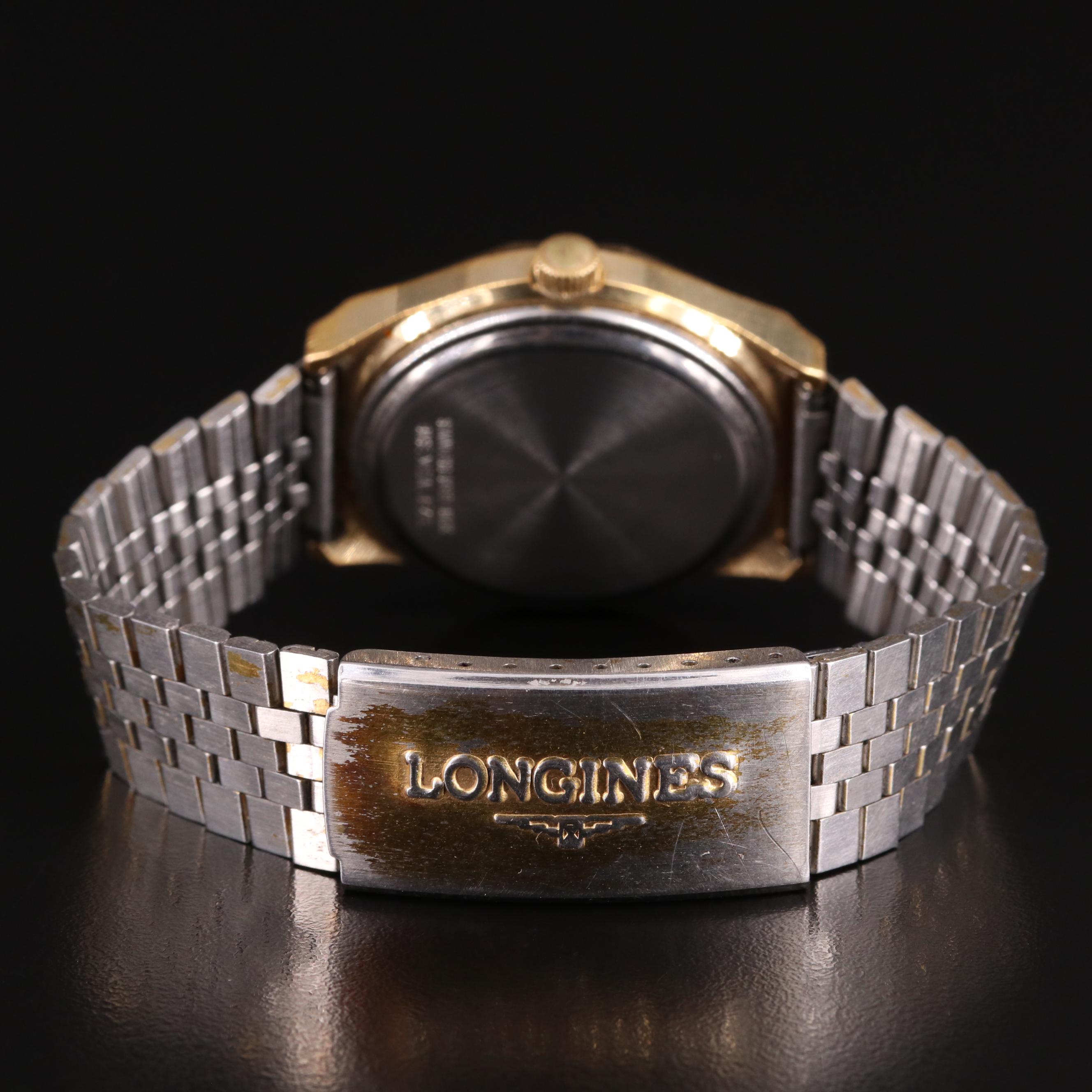 Longines Day-Date Quartz Wrist Watch