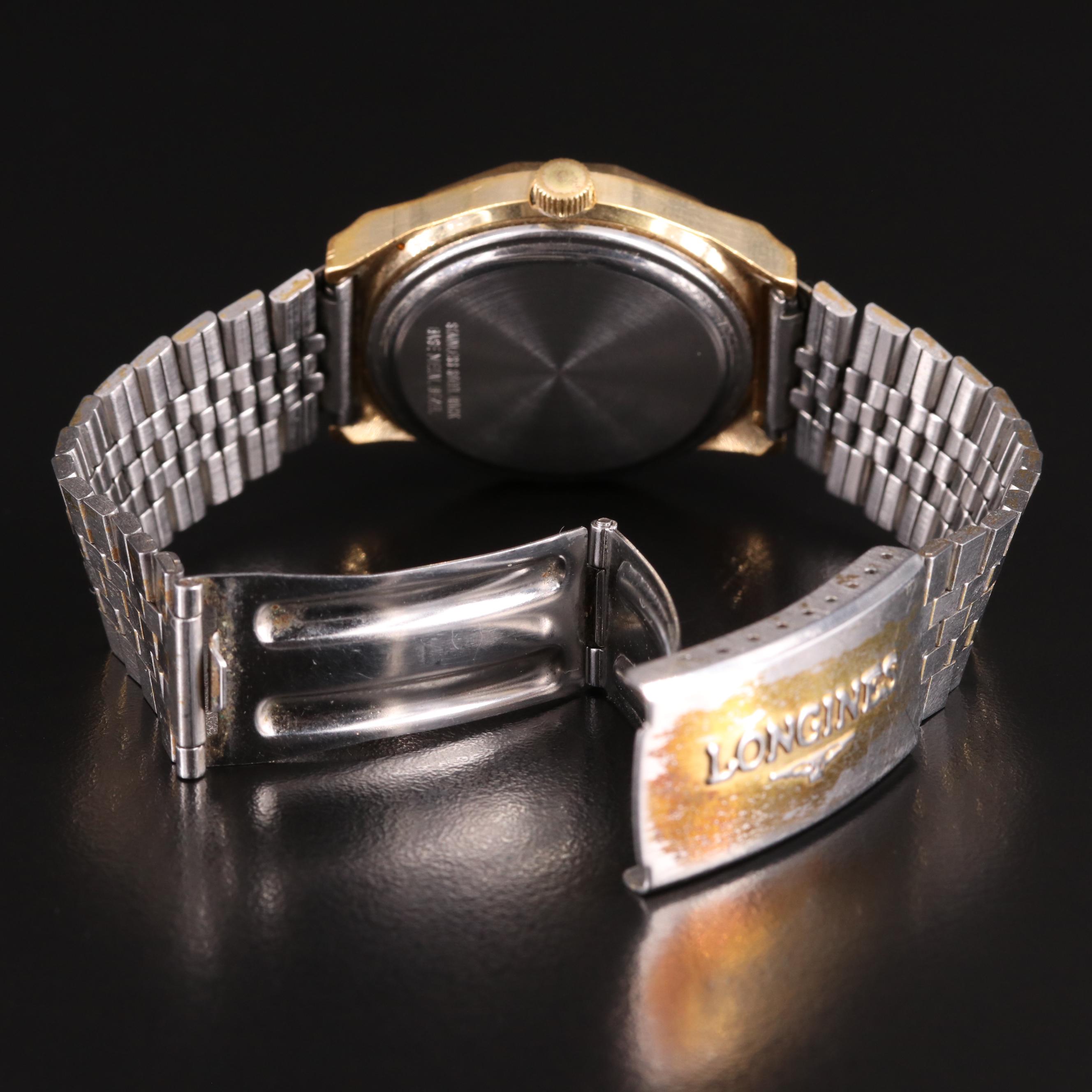 Longines Day-Date Quartz Wrist Watch