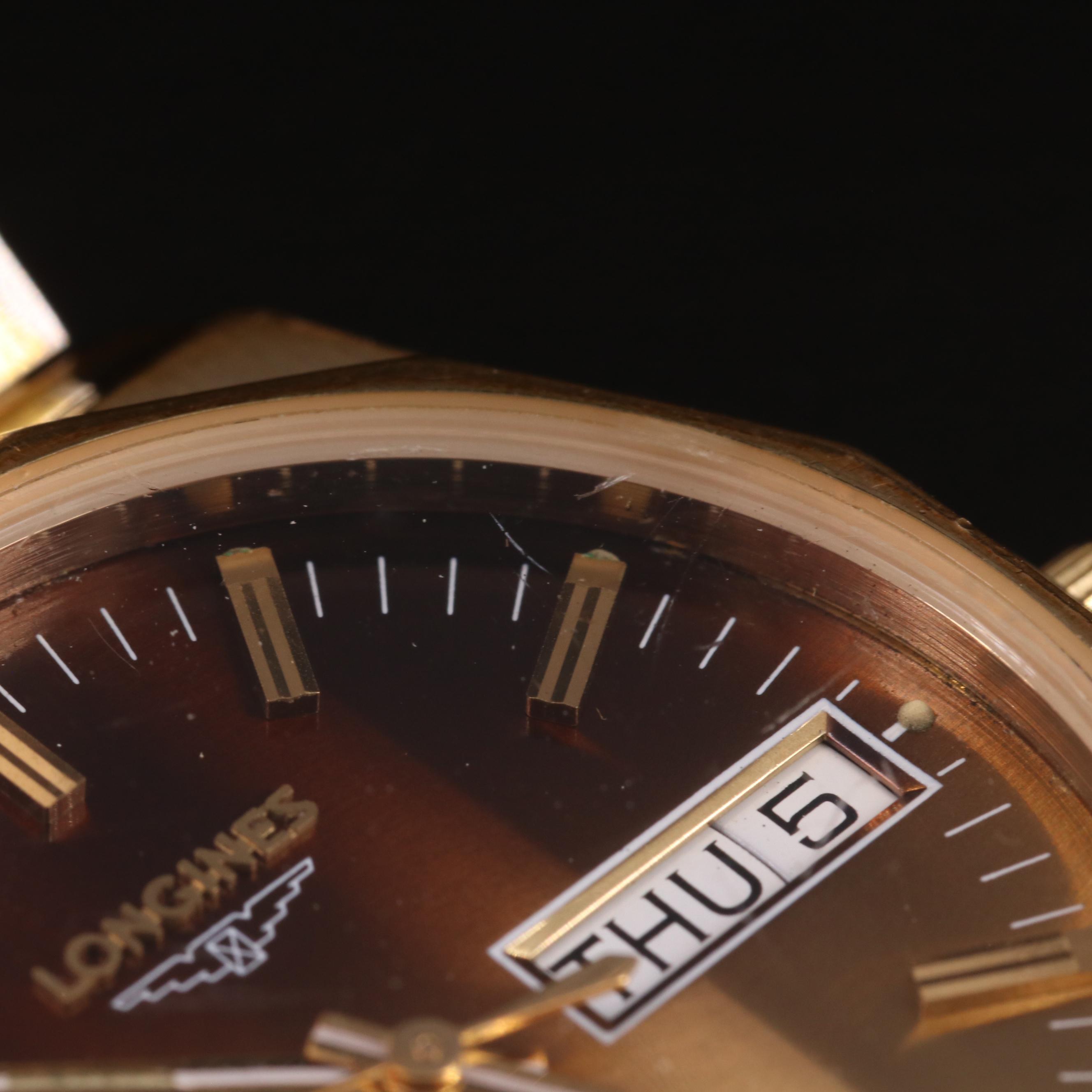 Longines Day-Date Quartz Wrist Watch