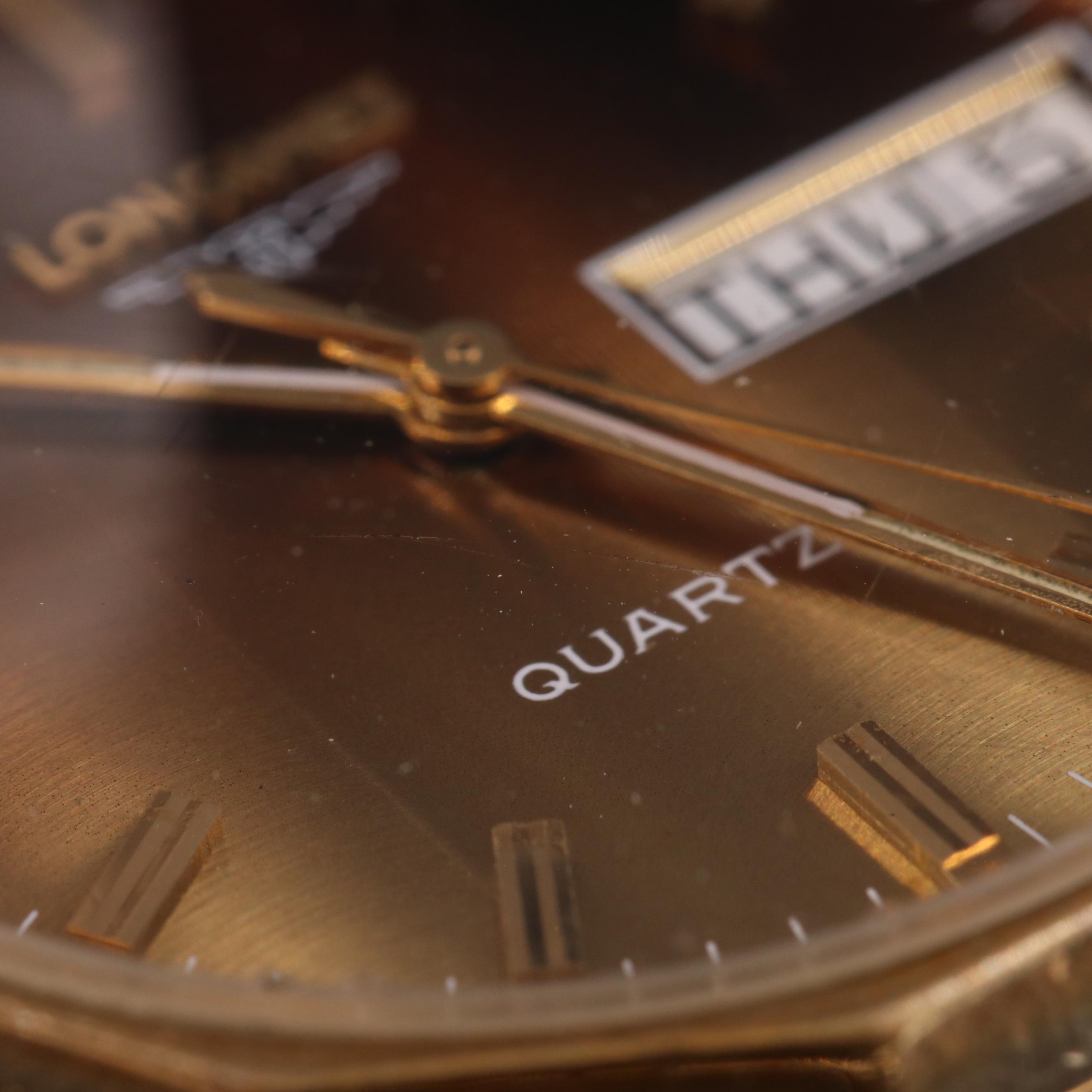 Longines Day-Date Quartz Wrist Watch