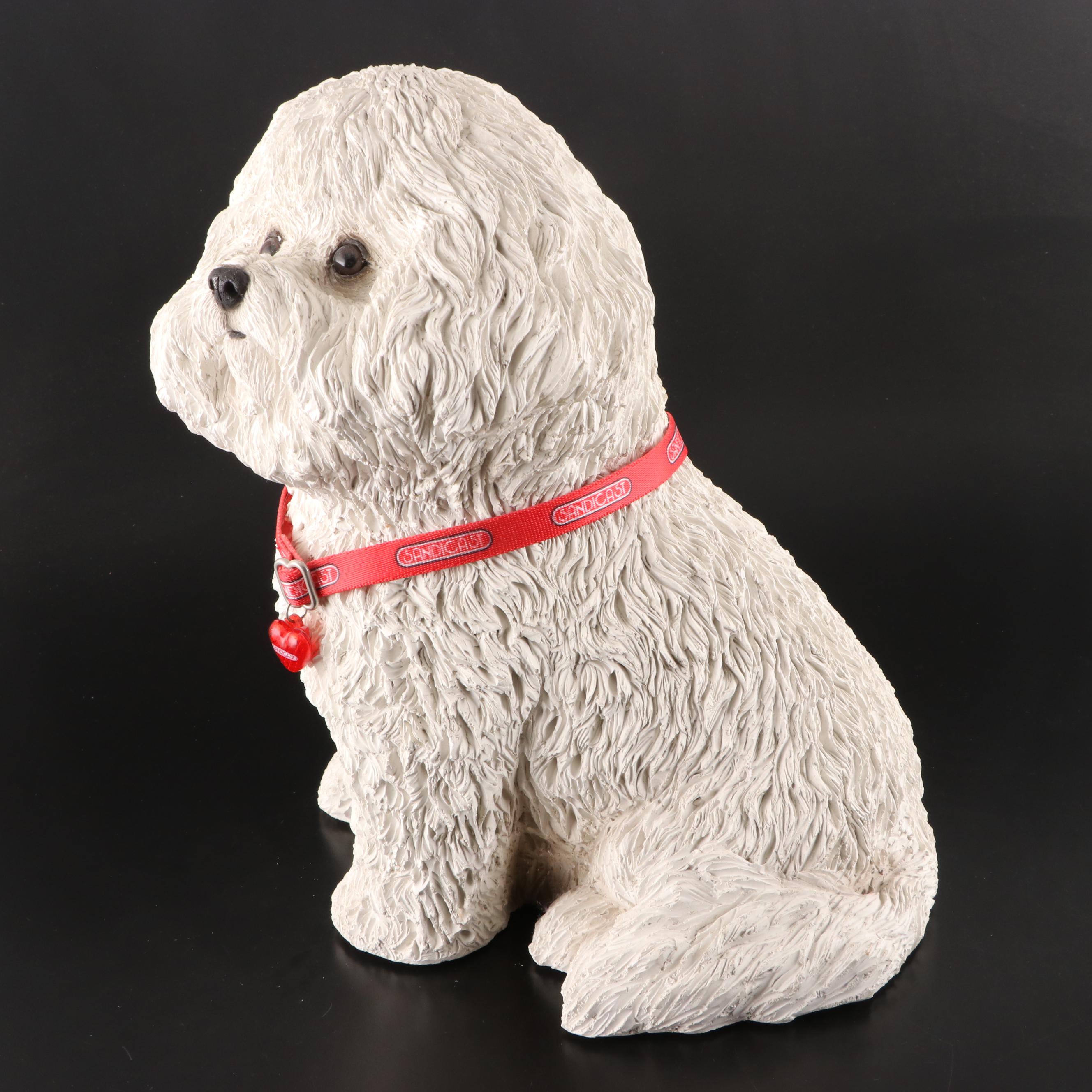 Sandra Brue for Sandicast Bichon Frisé Handcrafted Figures