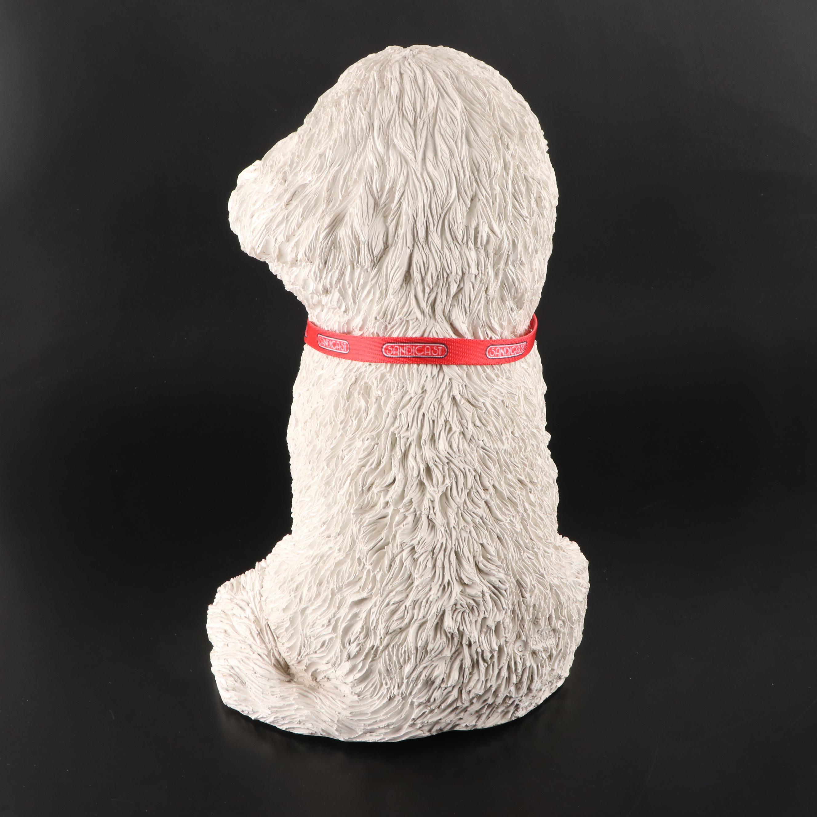 Sandra Brue for Sandicast Bichon Frisé Handcrafted Figures