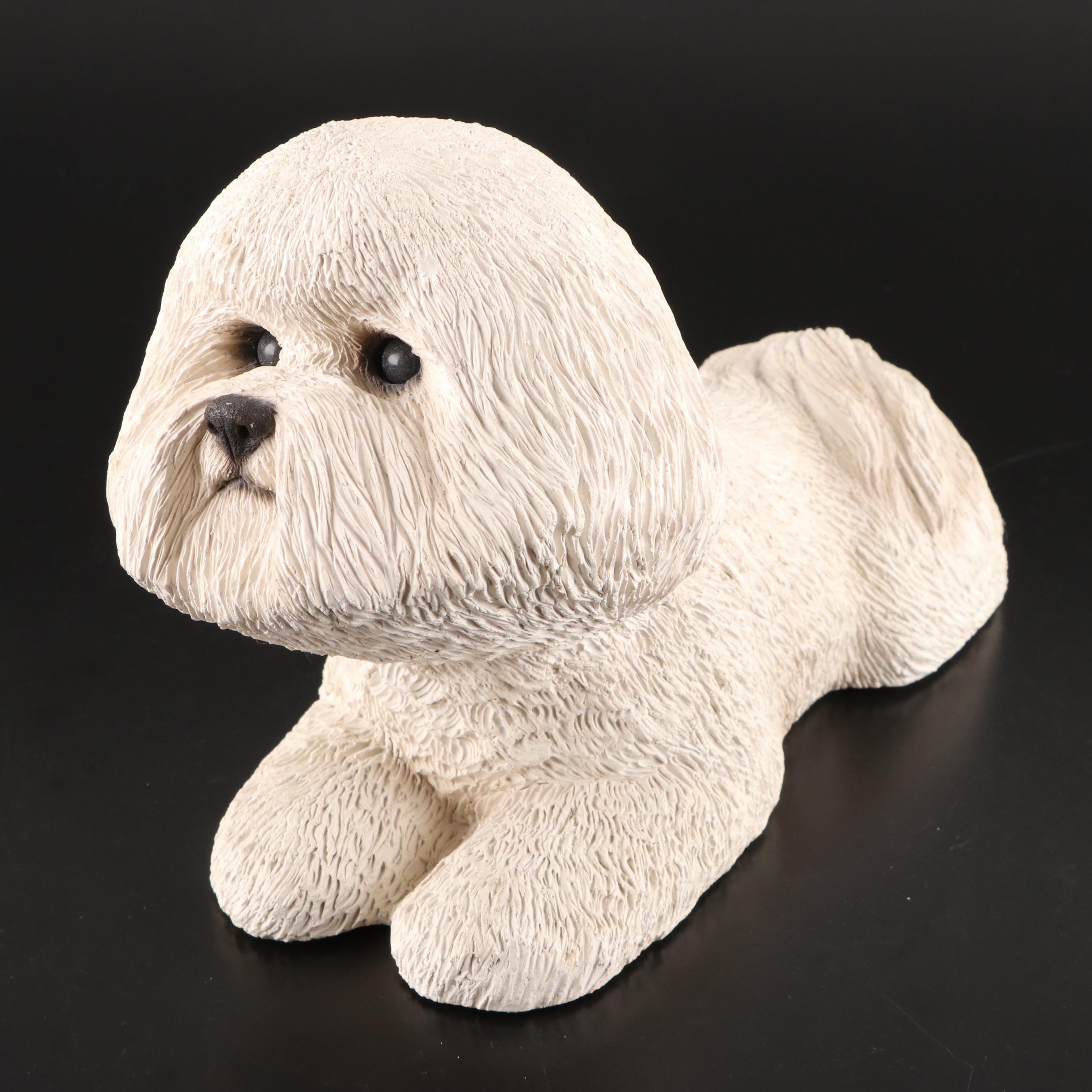 Sandra Brue for Sandicast Bichon Frisé Handcrafted Figures