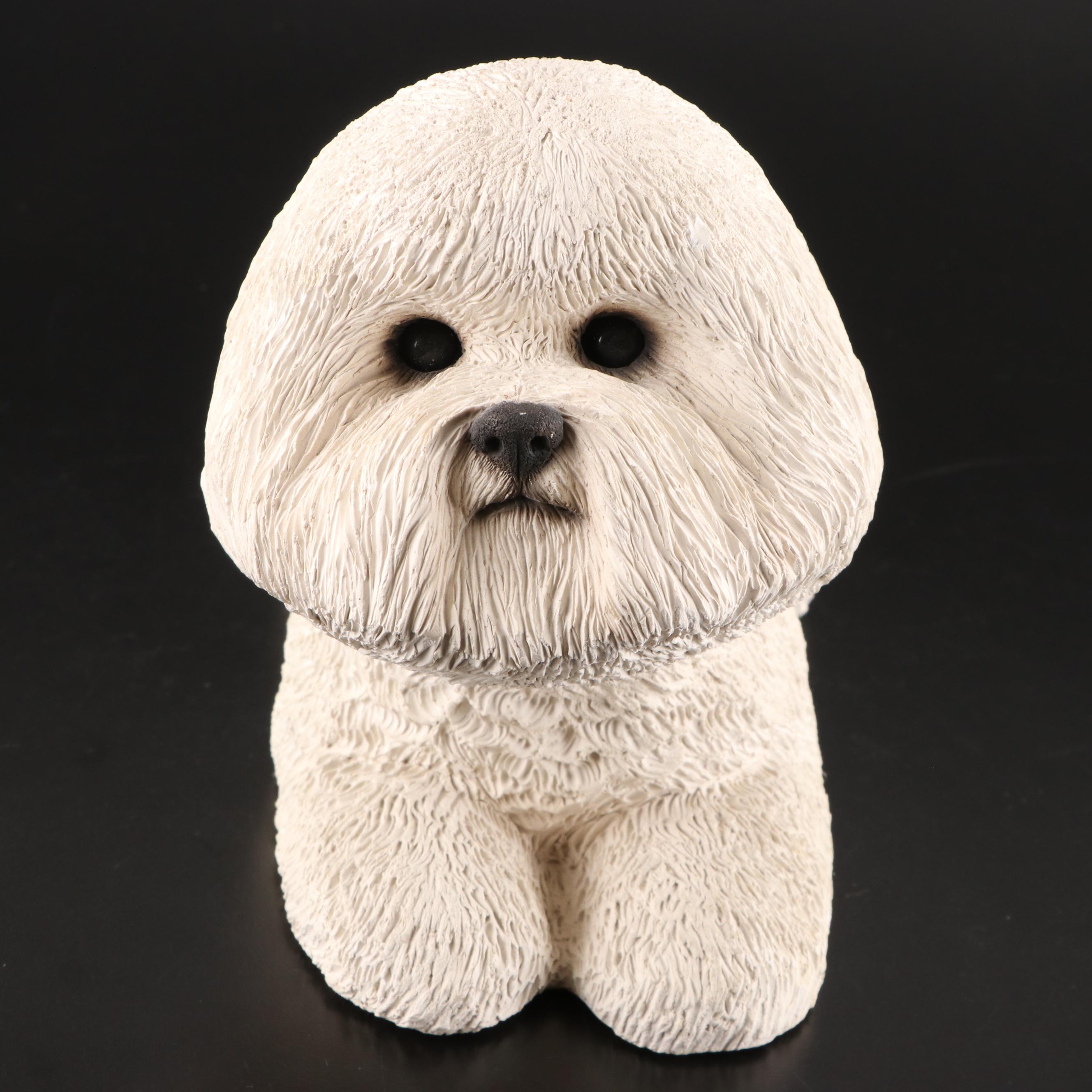 Sandra Brue for Sandicast Bichon Frisé Handcrafted Figures