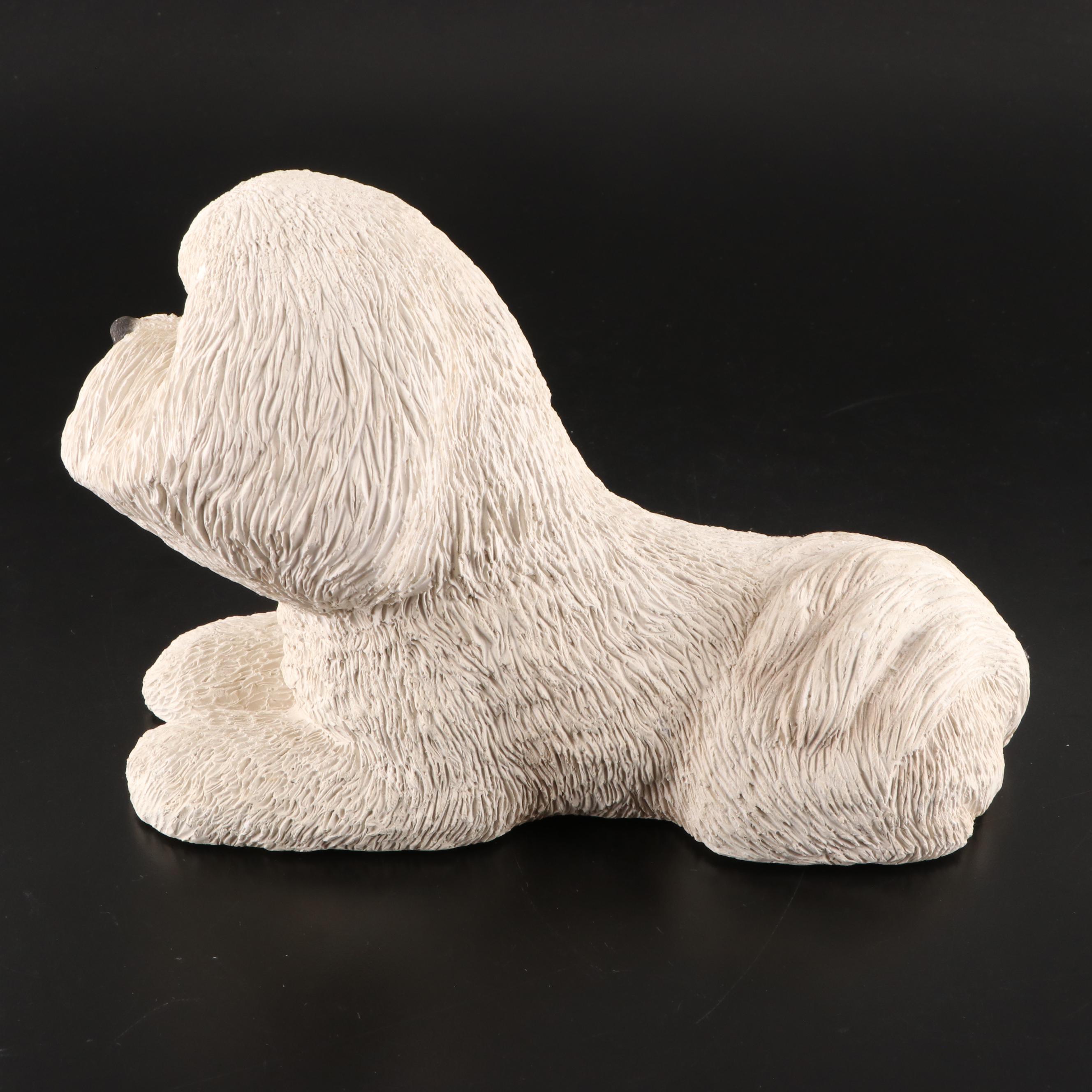 Sandra Brue for Sandicast Bichon Frisé Handcrafted Figures