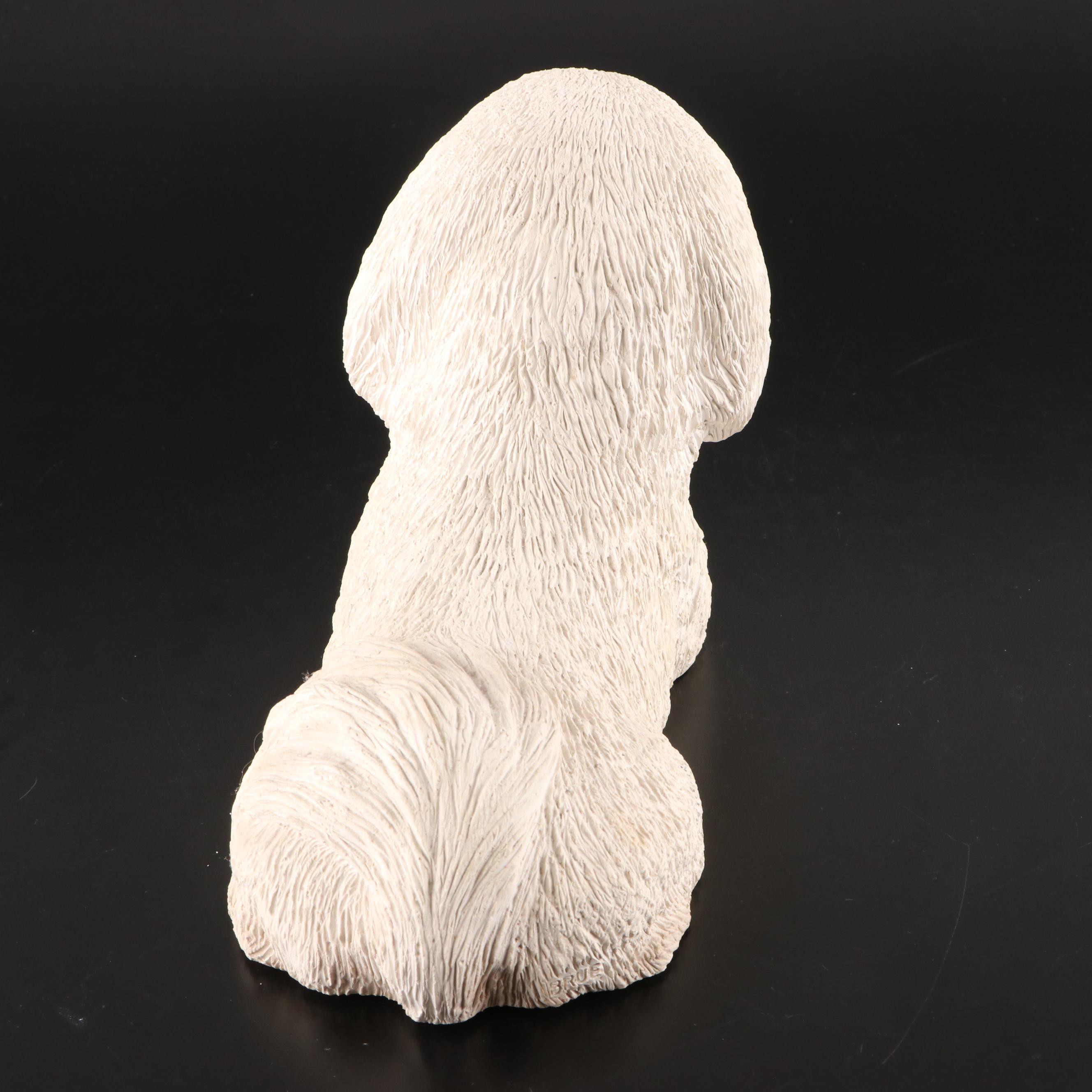 Sandra Brue for Sandicast Bichon Frisé Handcrafted Figures