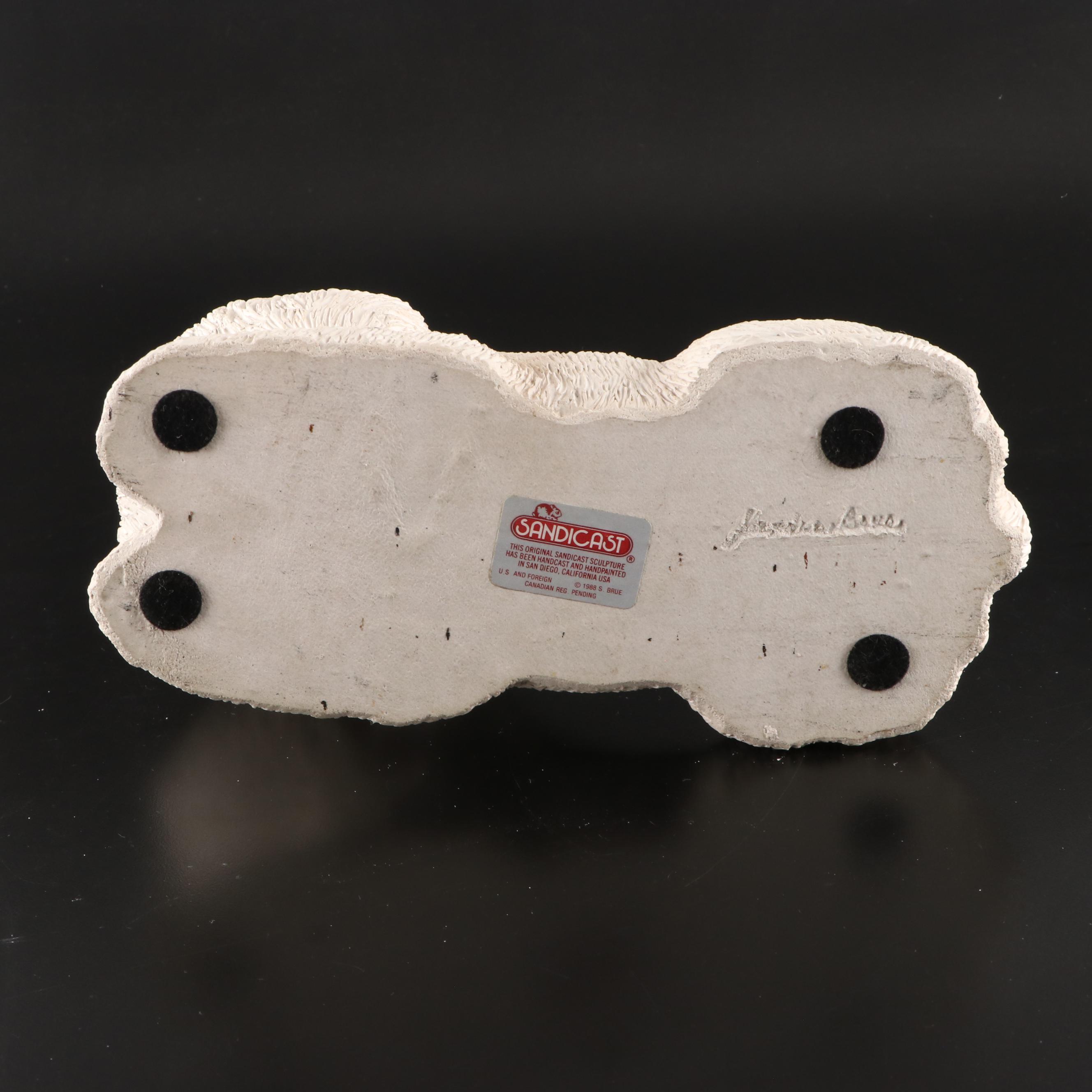 Sandra Brue for Sandicast Bichon Frisé Handcrafted Figures