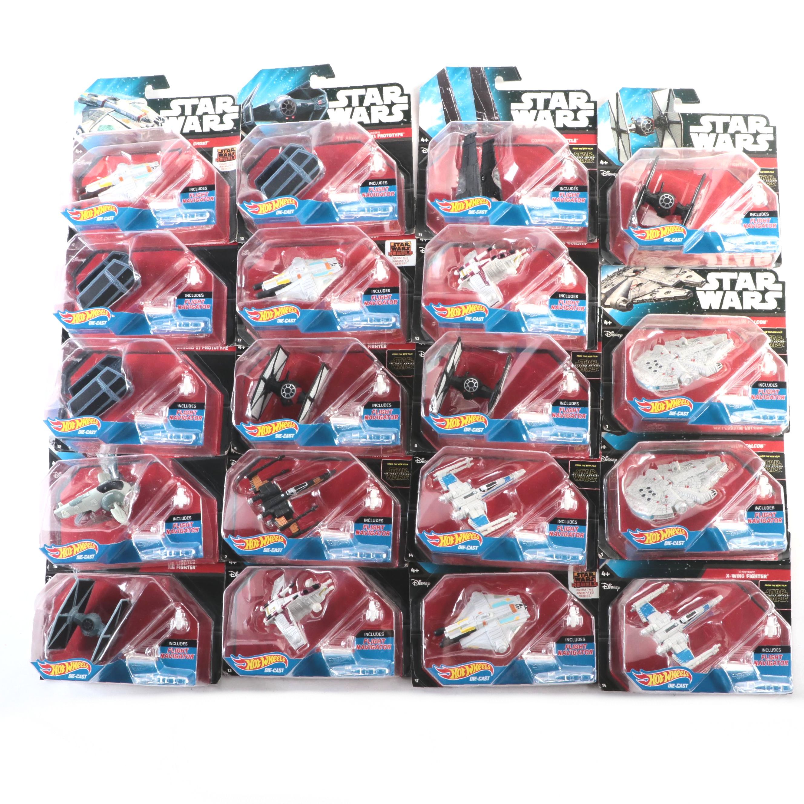 Mattel Hot Wheels Star Wars Millennium Falcon and Other Diecast Planes