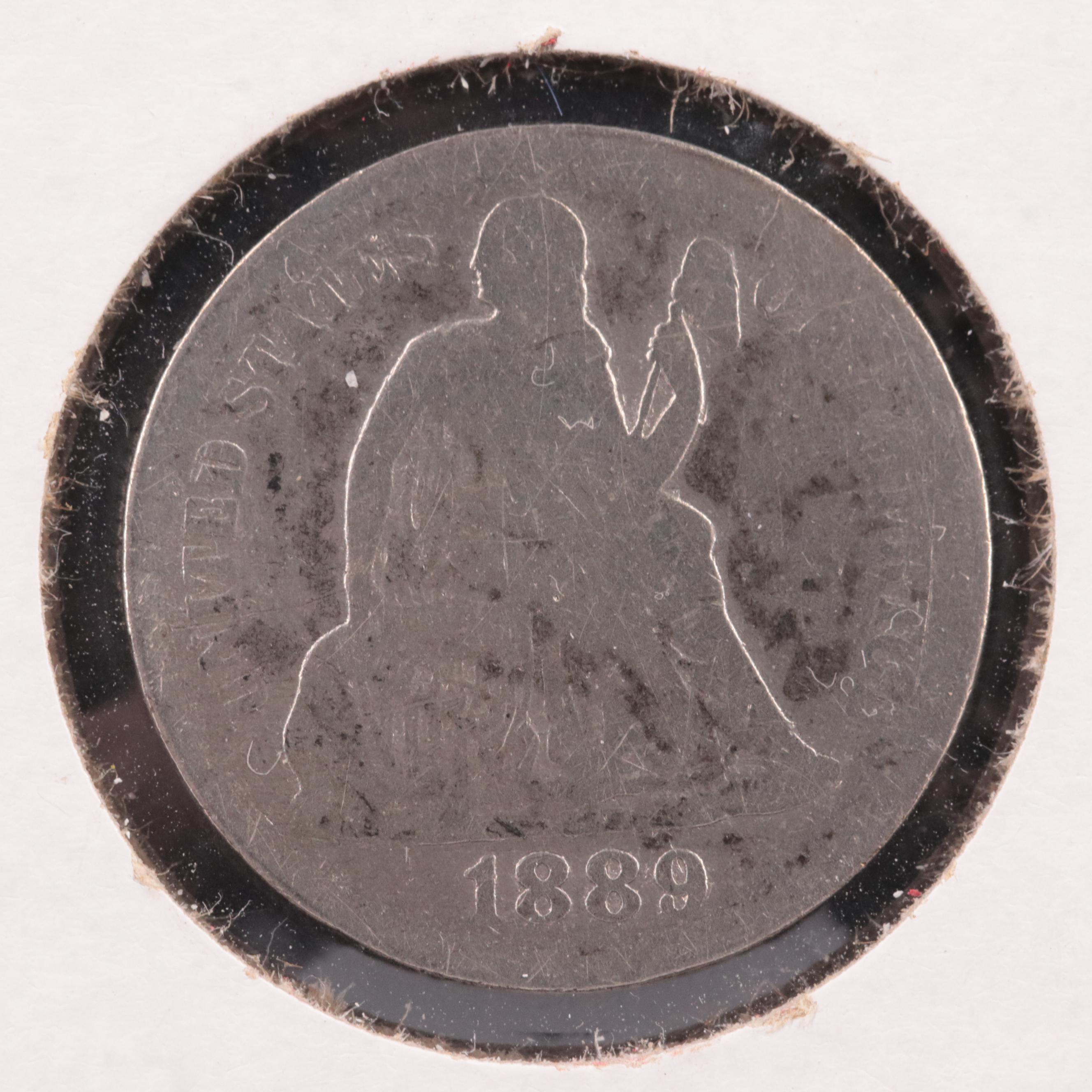 1889 Liberty Seated Dime