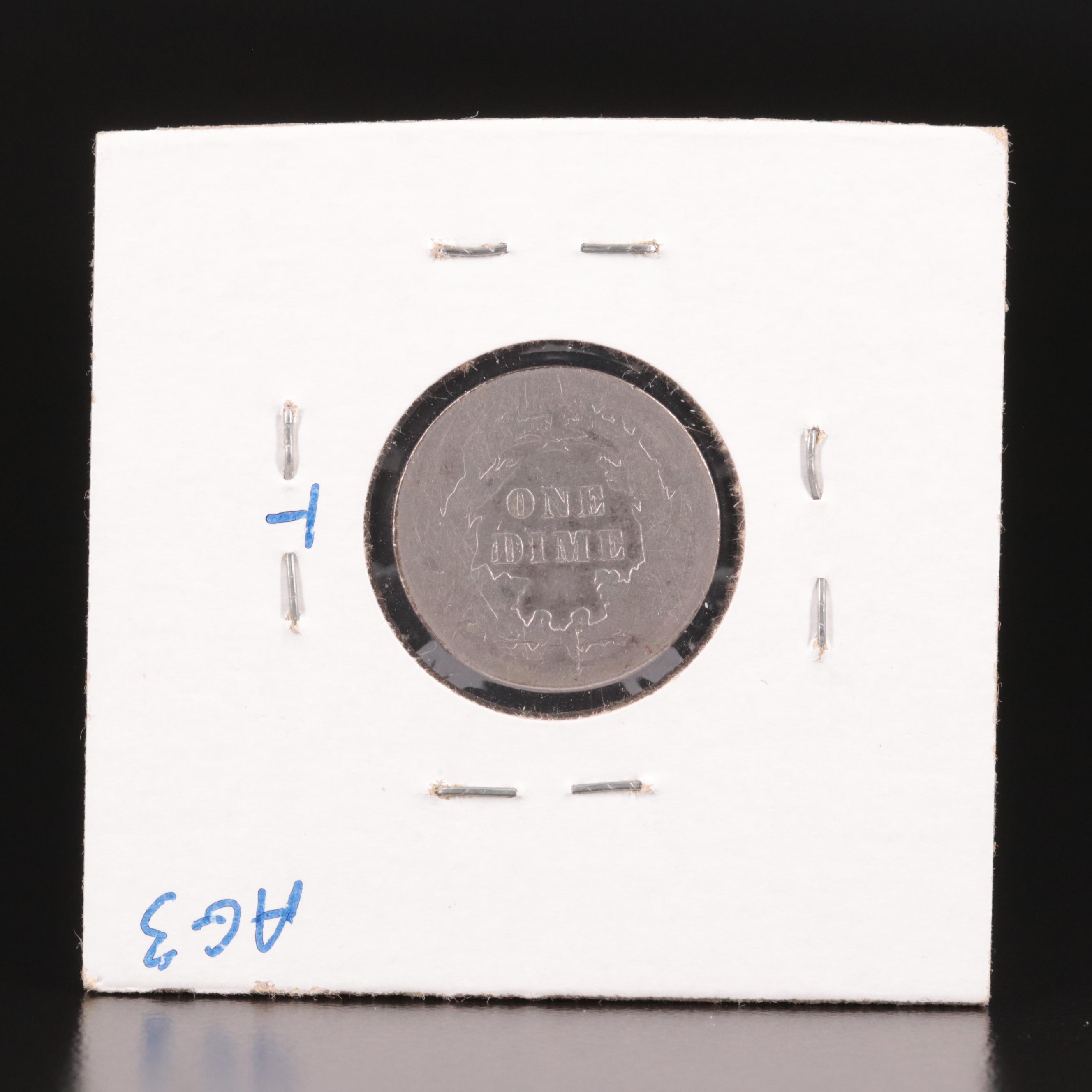 1889 Liberty Seated Dime