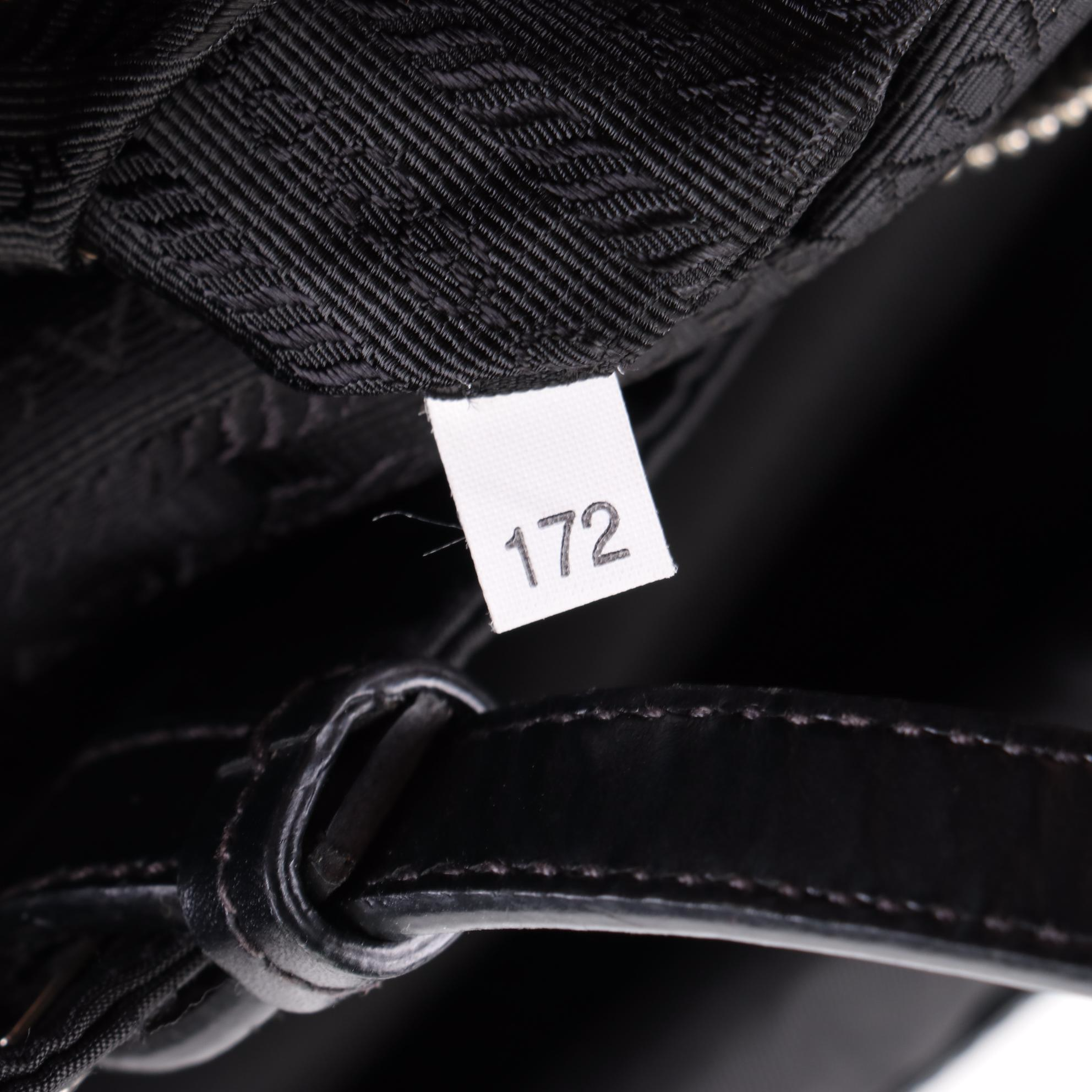 Prada Shoulder Bag in Nylon with Leather Trim