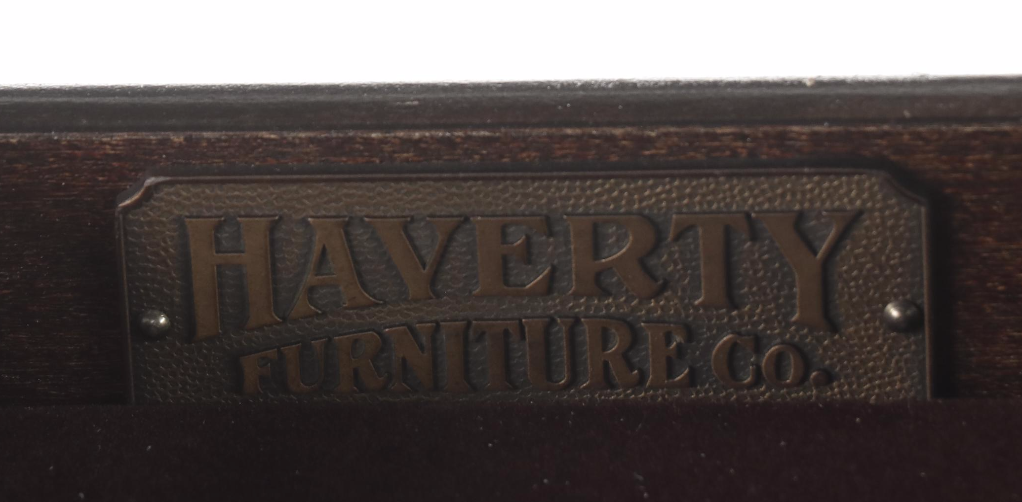 Pair of Havertys "Gramercy" Three-Drawer Nightstands in Dark Sable Finish