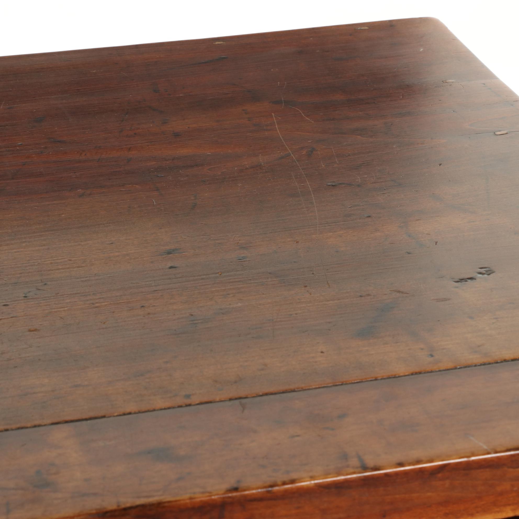 American Empire Walnut Four-Drawer Chest, Mid-19th Century