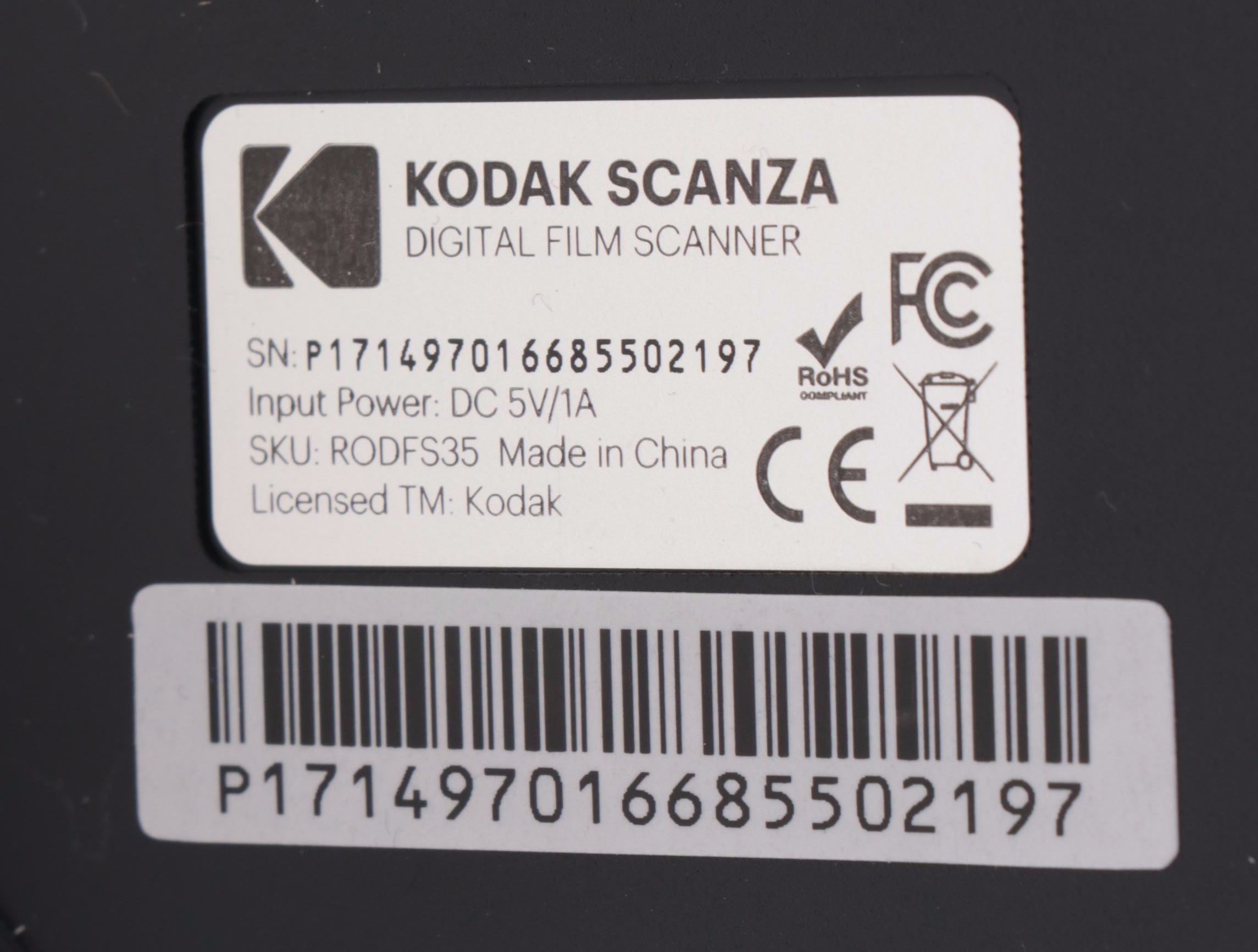 Kodak Scanza Digital Film Scanner