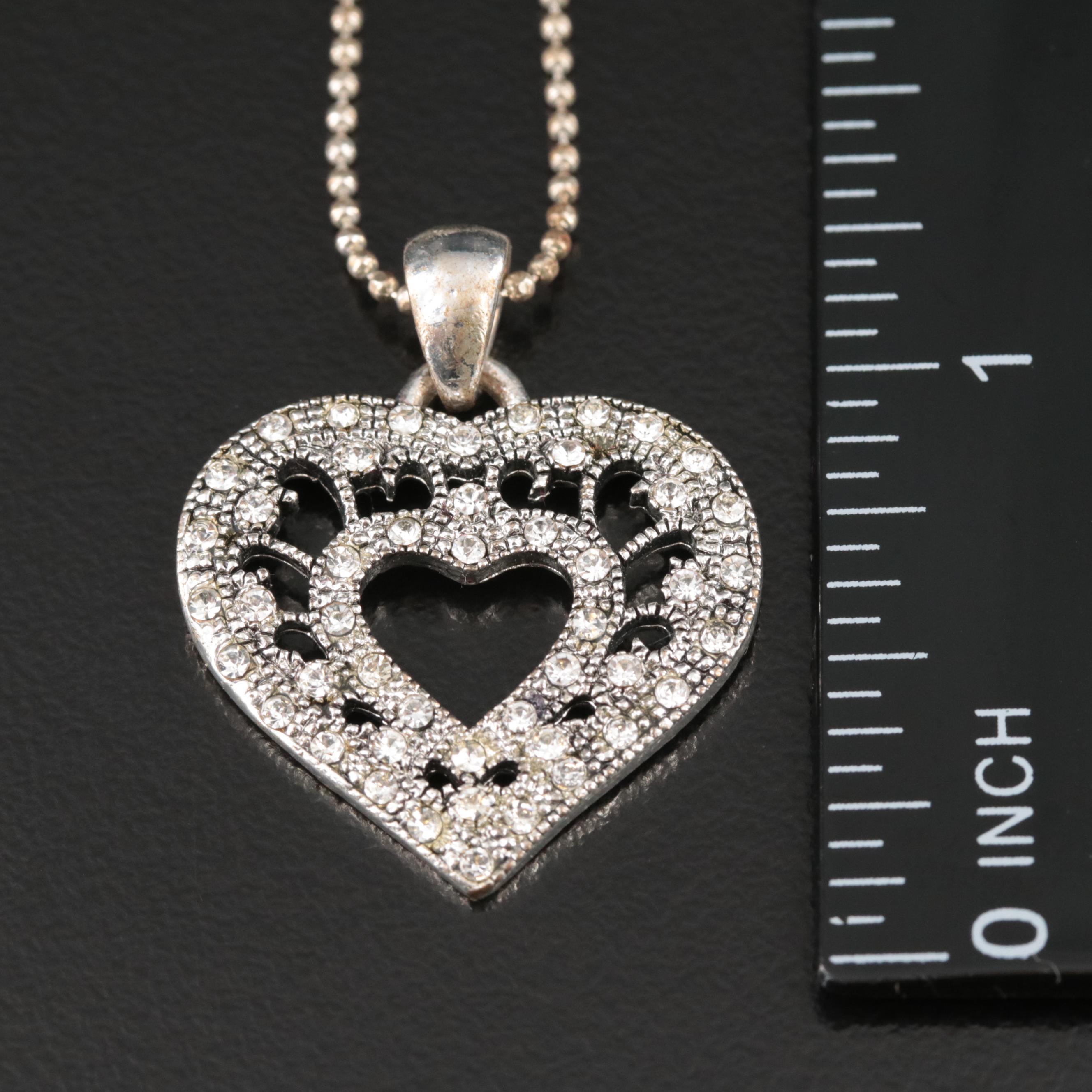 Sterling Bracelet with Diamond Accents Featured in Jewelry Assortment