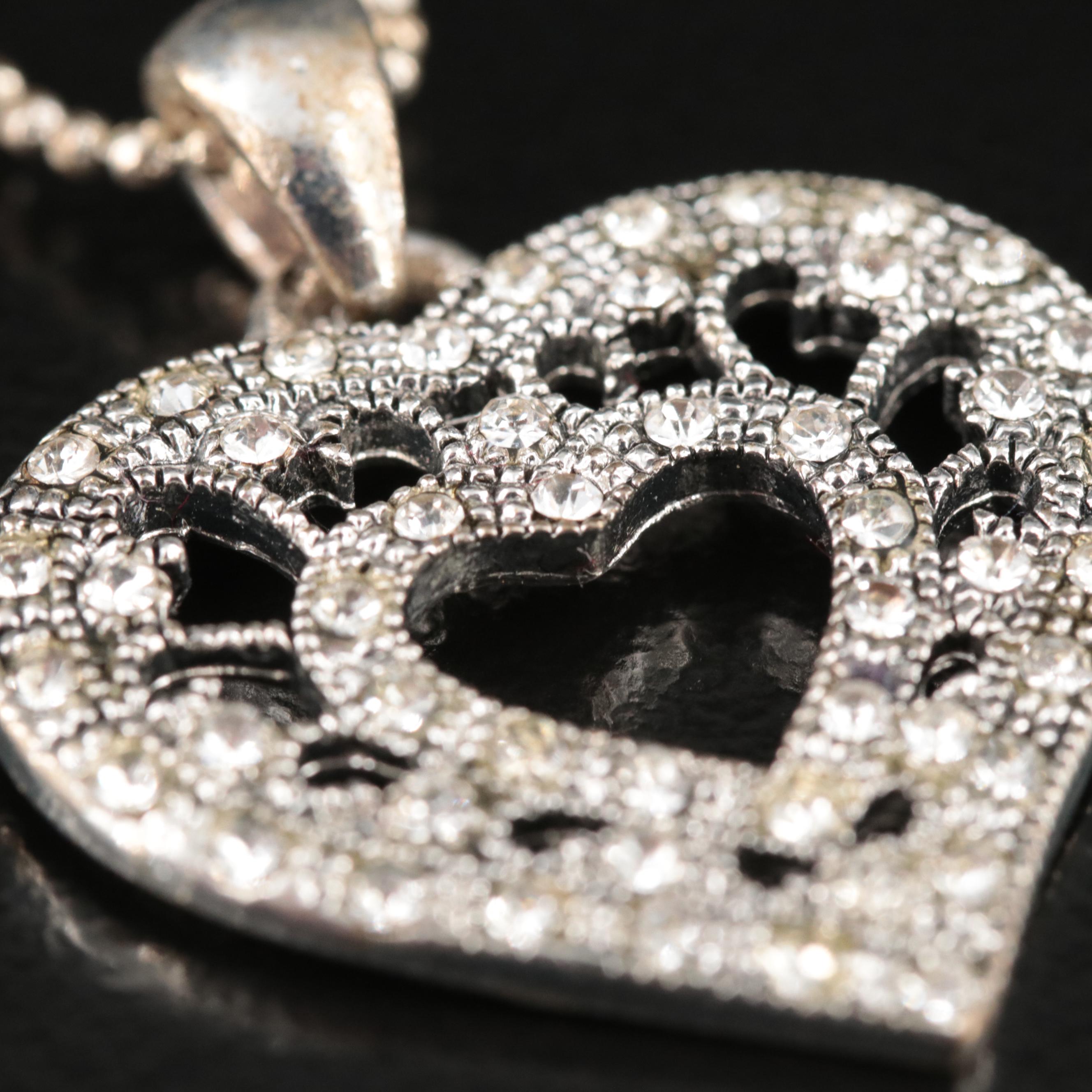 Sterling Bracelet with Diamond Accents Featured in Jewelry Assortment