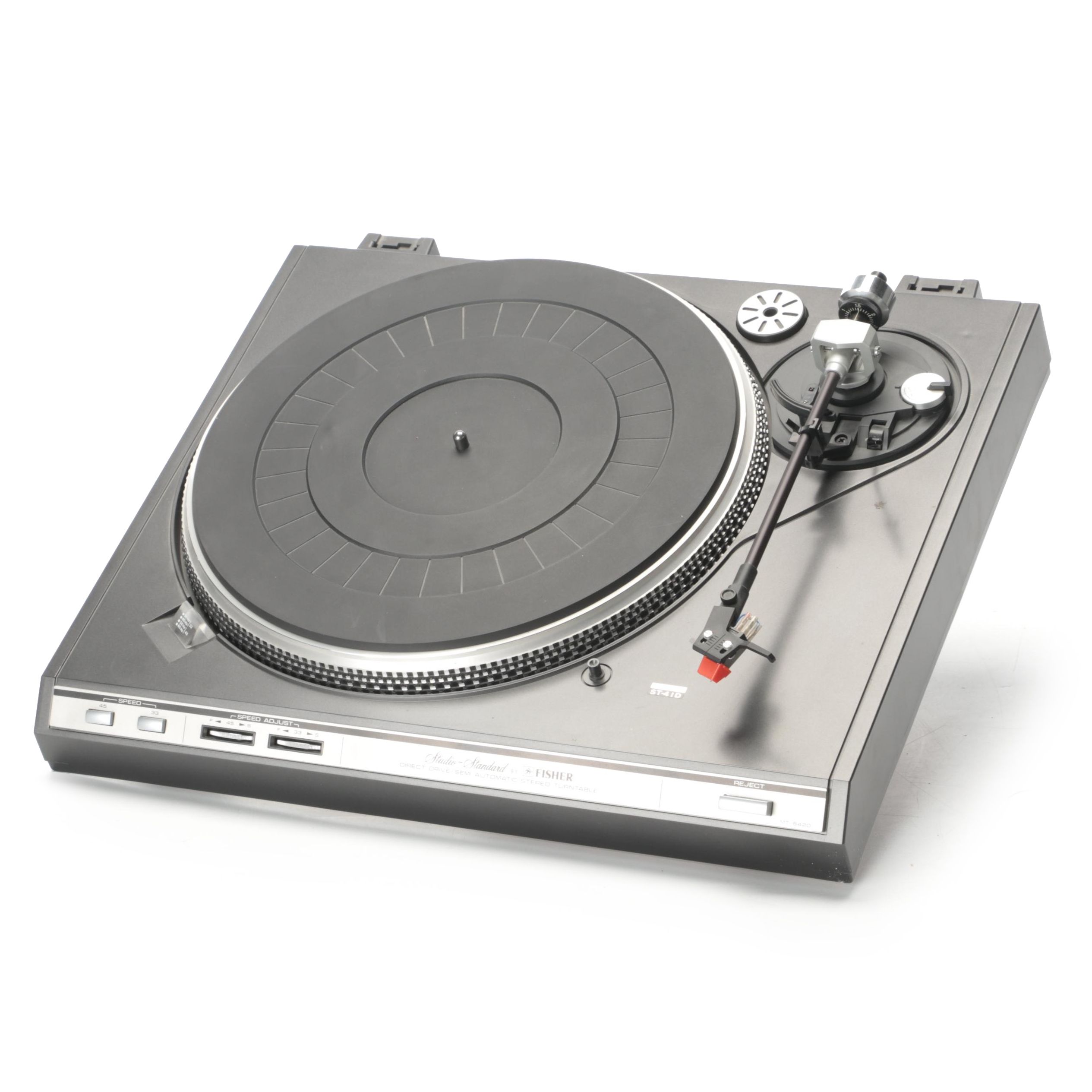 Fisher MT-6420 (C) Direct Drive Stereo Turntable, Late 20th Century