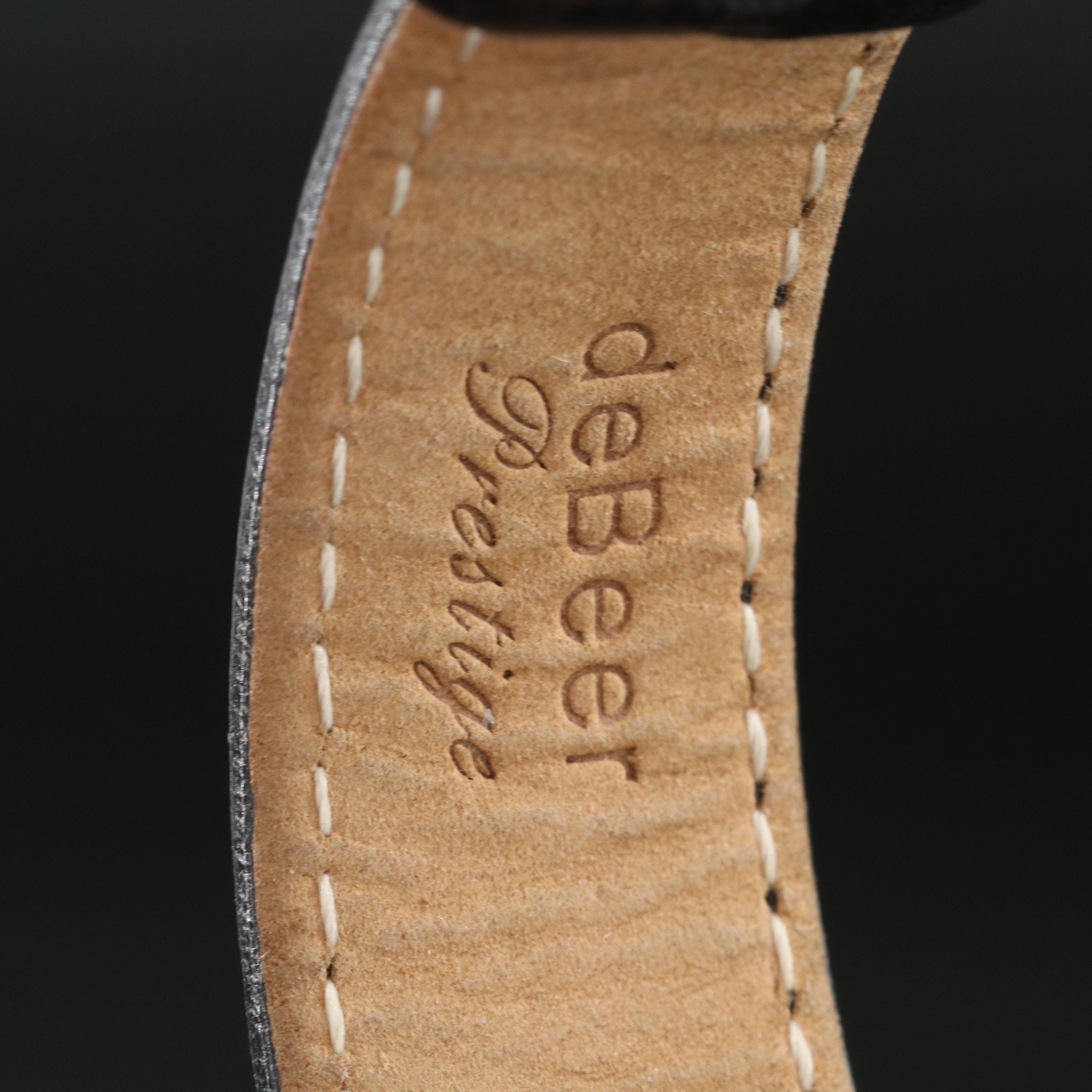 Vintage Rolex Nickle-Plated Sterling Cushion Case Watch