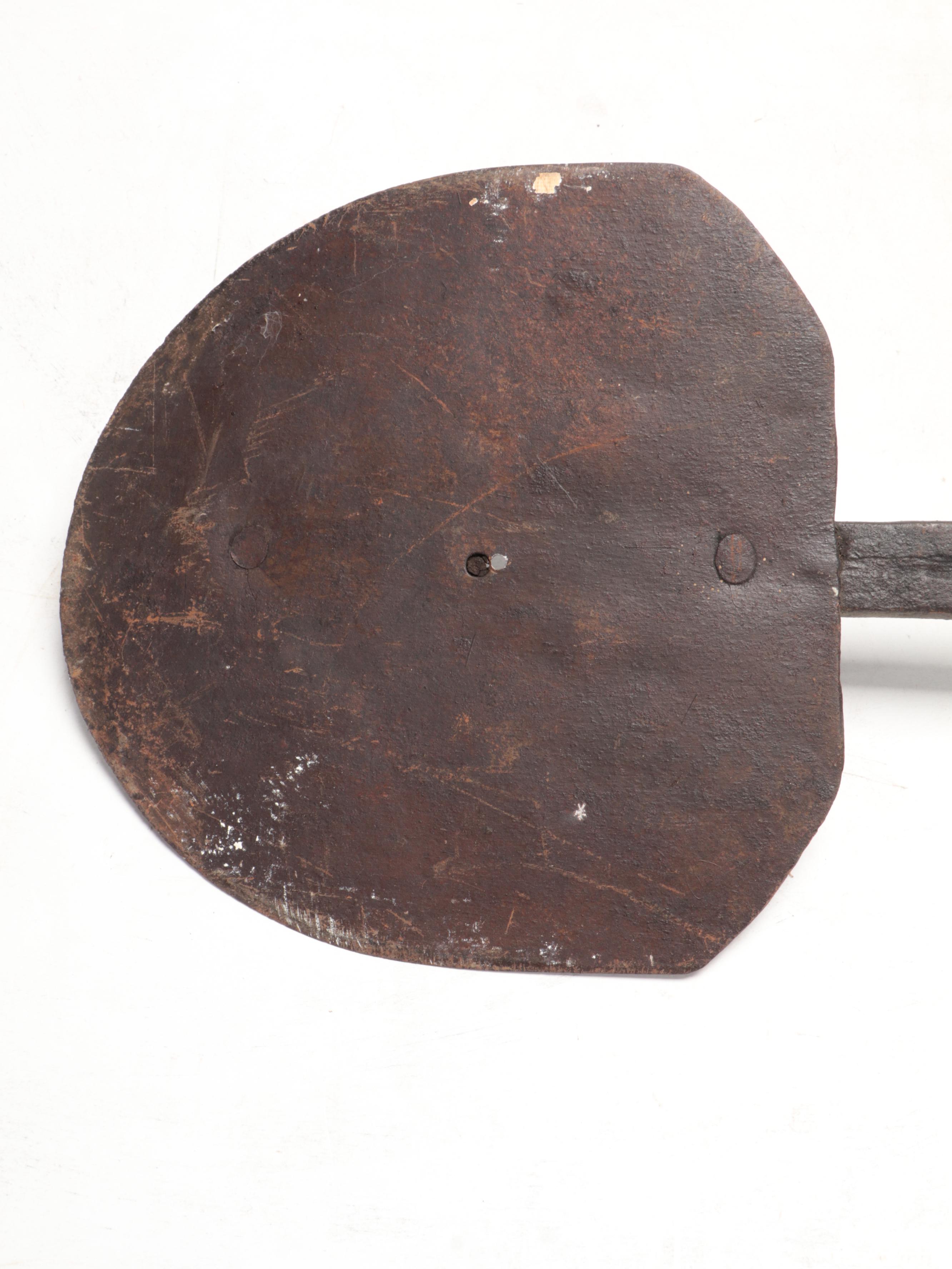 Primitive Style Wood and Metal Breast Plow and Potato Planter