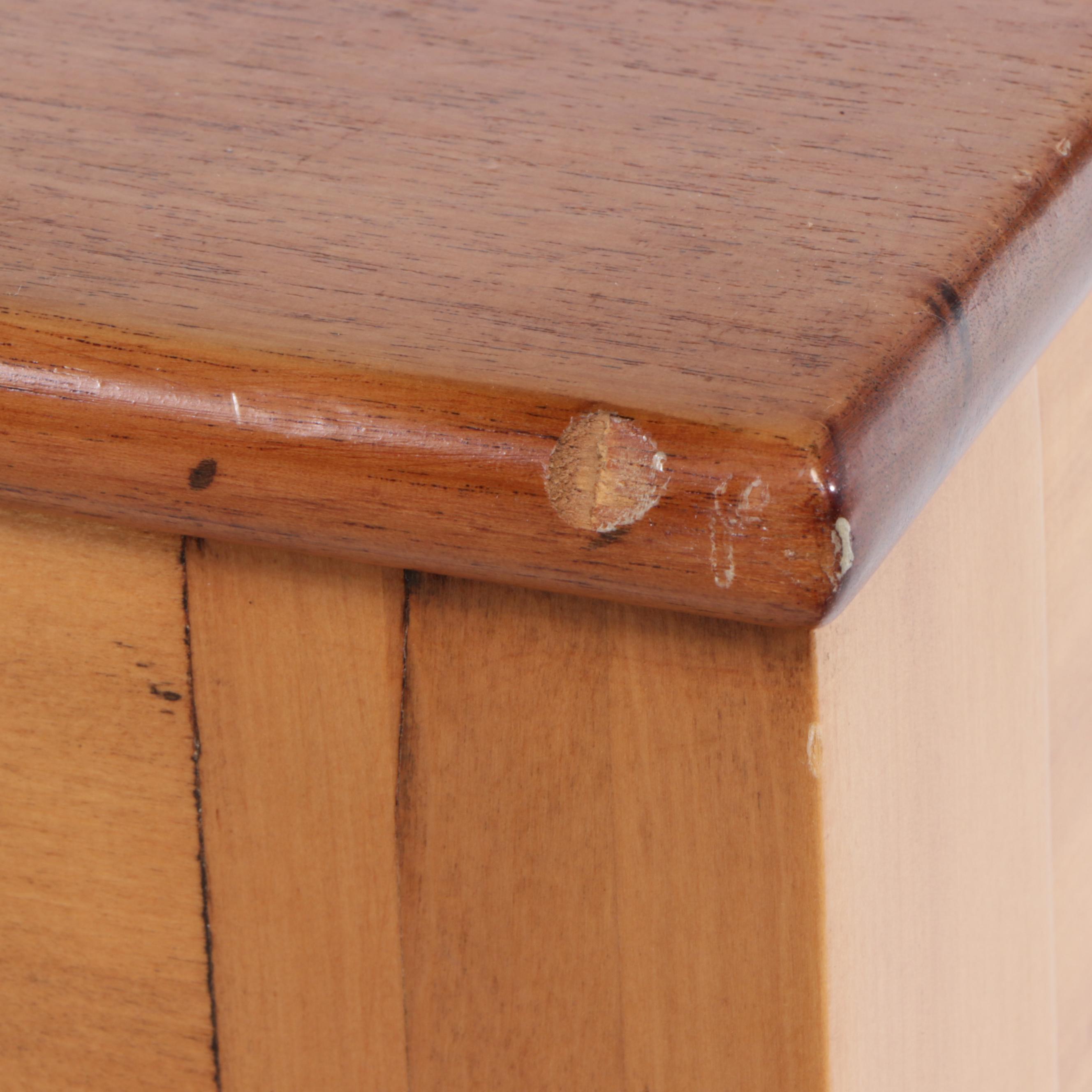 Renaissance Revival Mahogany Spinet Desk with Chair, Early 20th Century