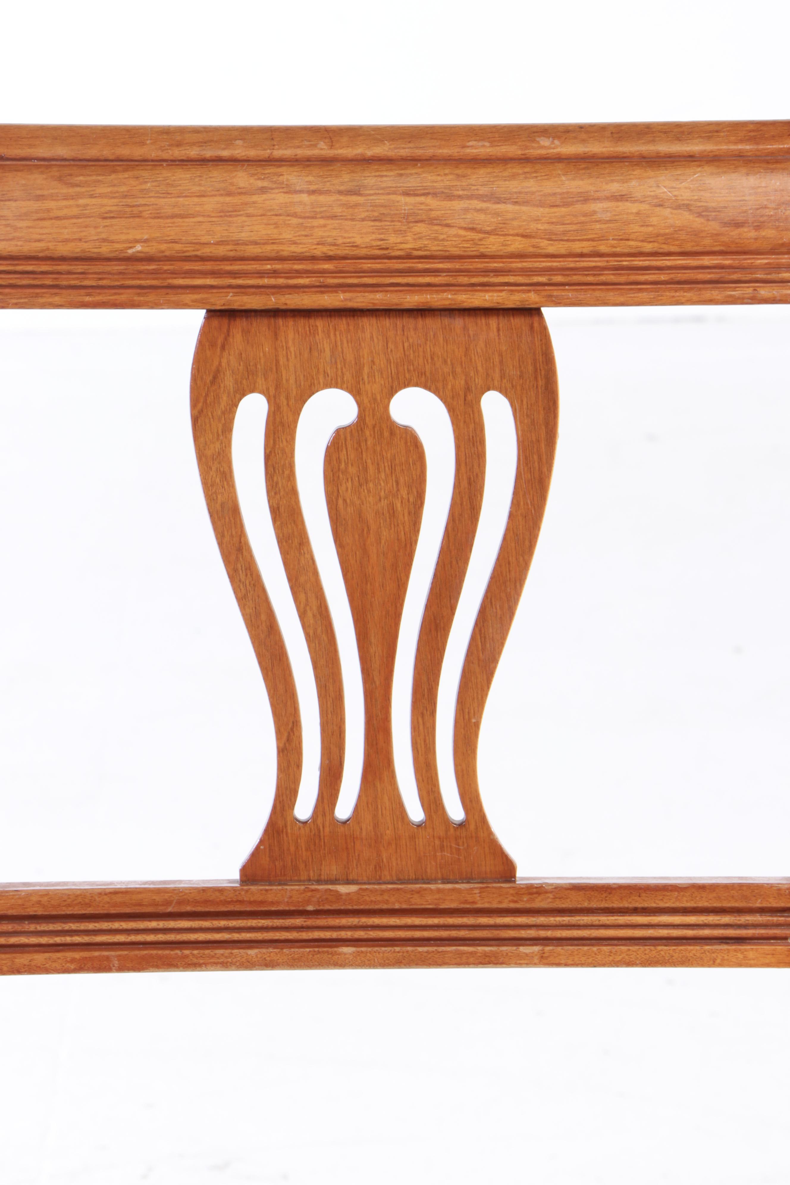 Renaissance Revival Mahogany Spinet Desk with Chair, Early 20th Century