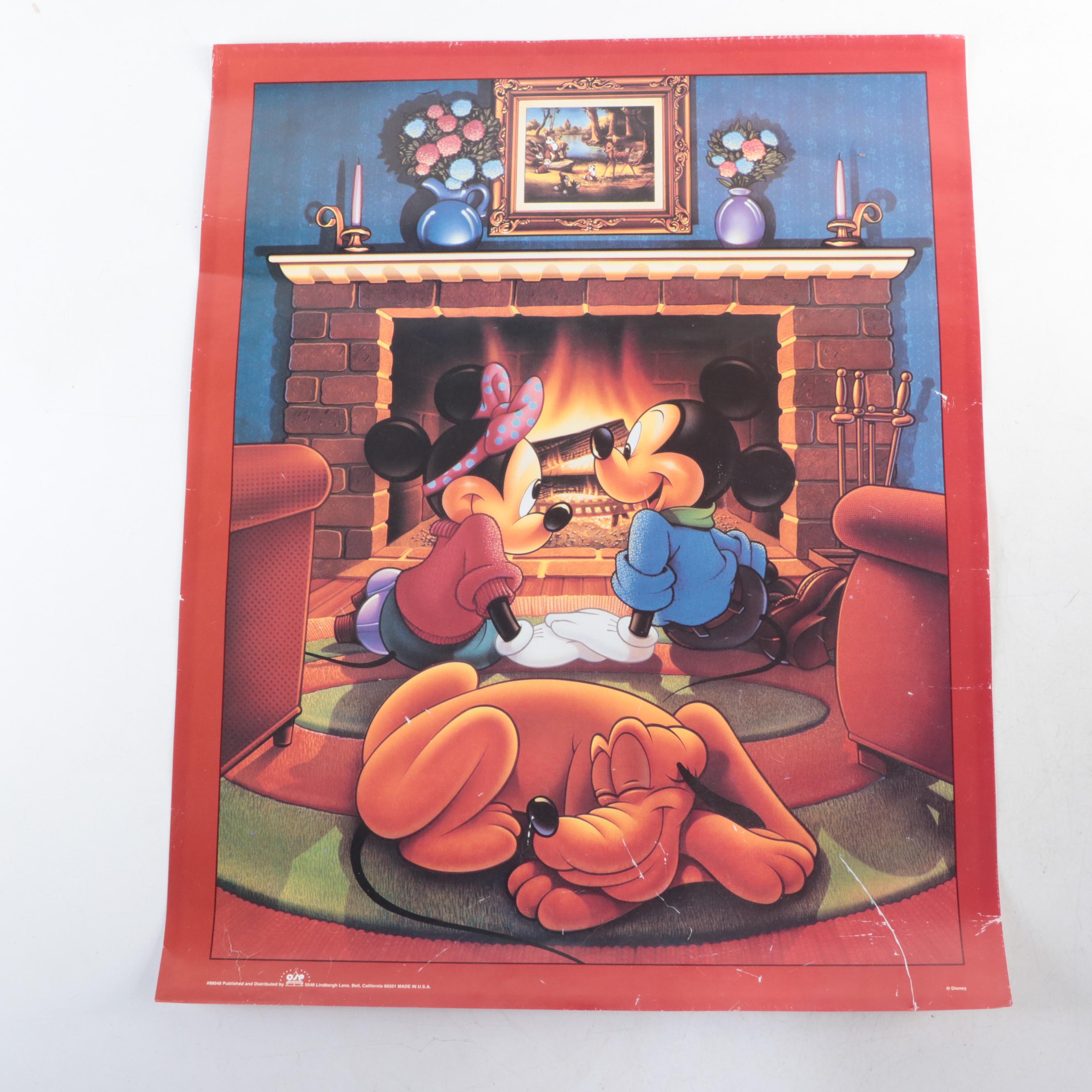 Disney Themed Figurines, Poster, and More