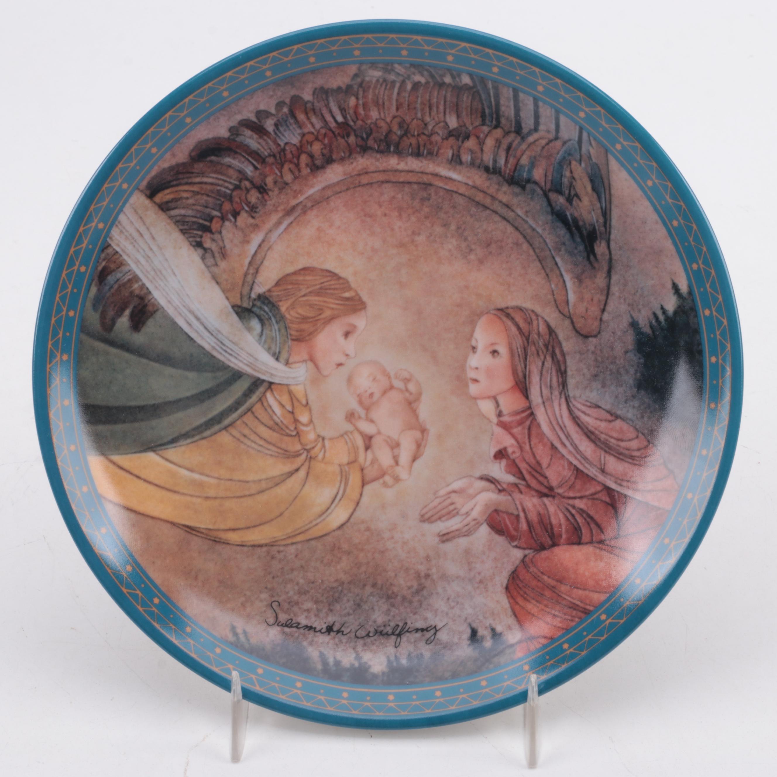 Sulamith Wülfing German Collector Plates by Königszelt Bayern, 1980s