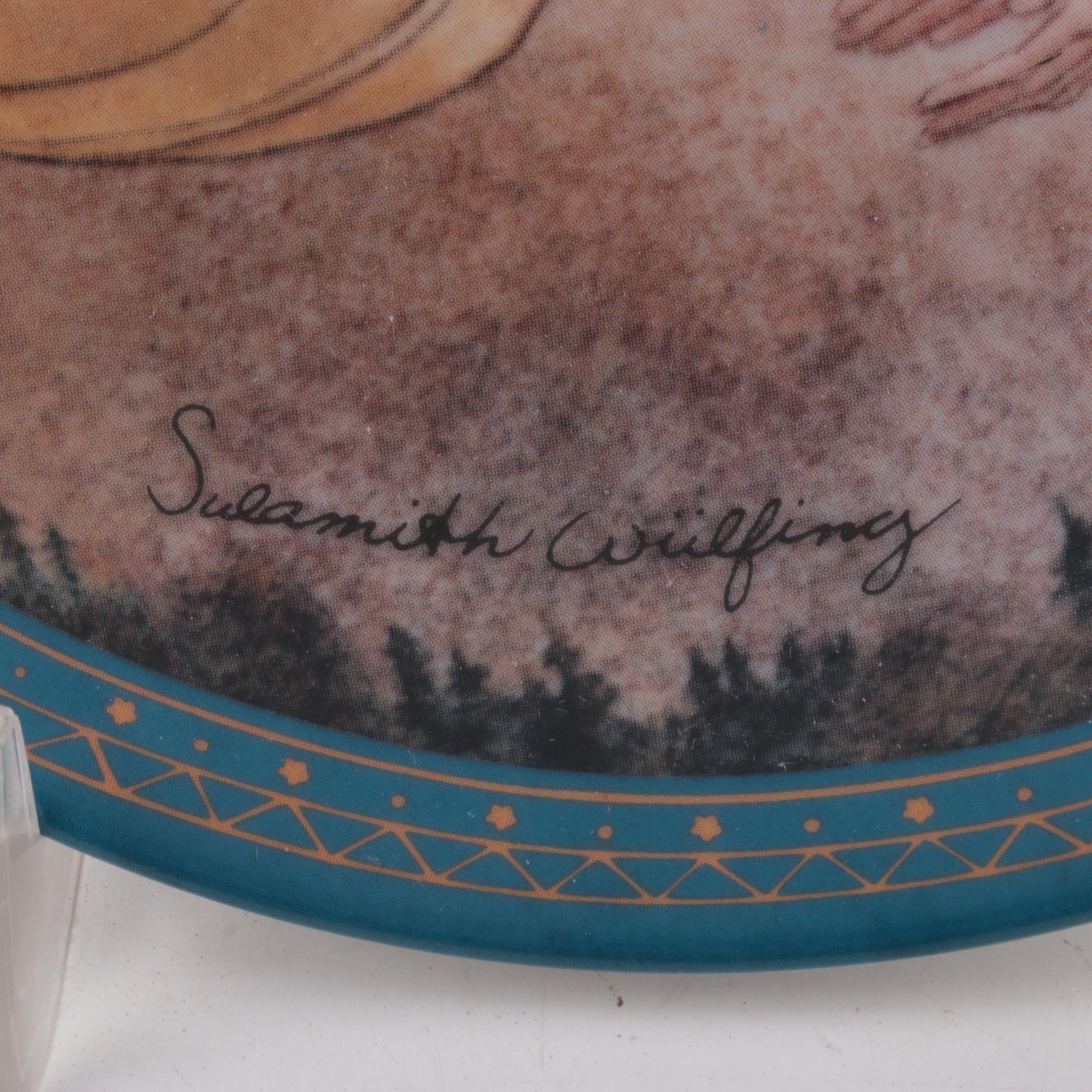 Sulamith Wülfing German Collector Plates by Königszelt Bayern, 1980s