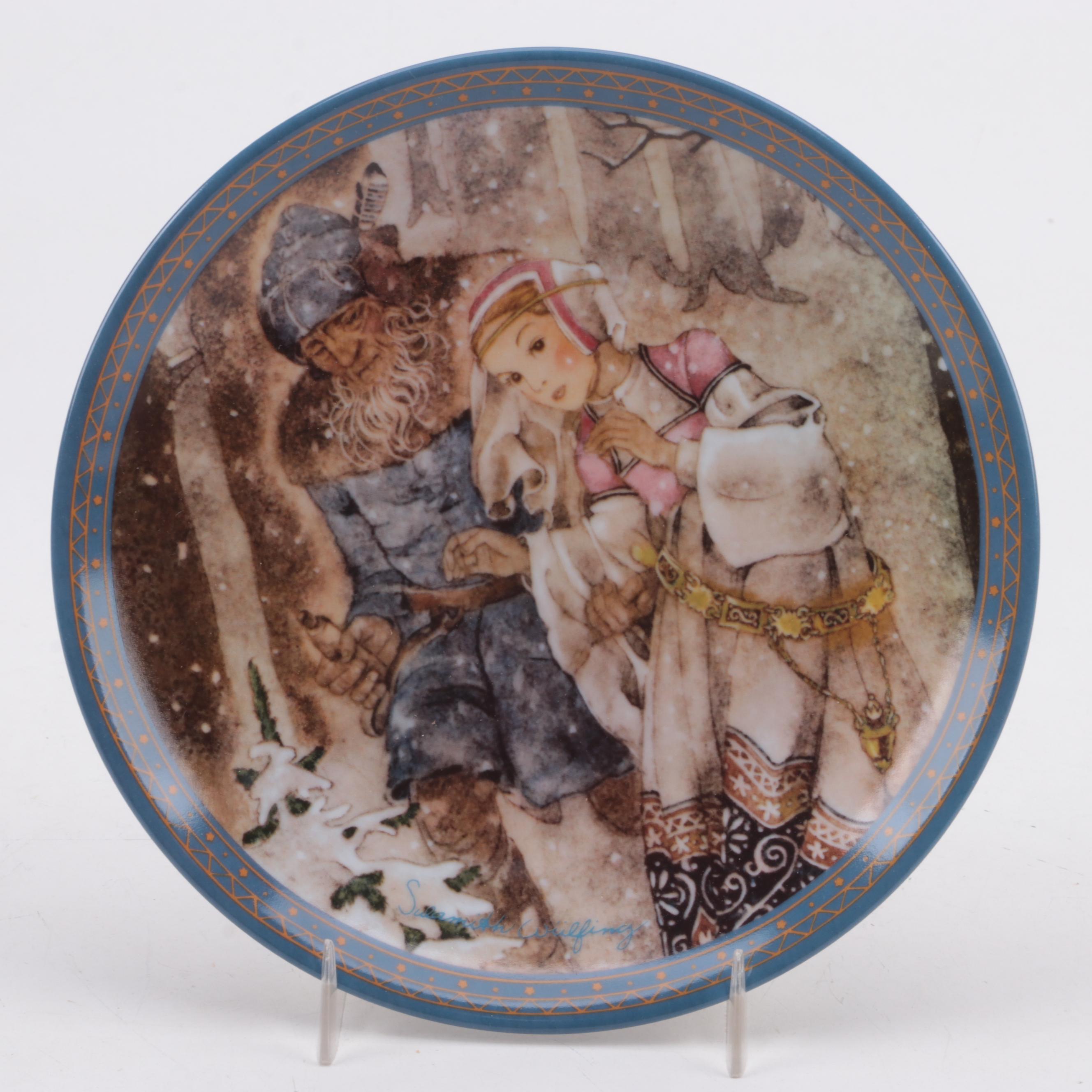 Sulamith Wülfing German Collector Plates by Königszelt Bayern, 1980s