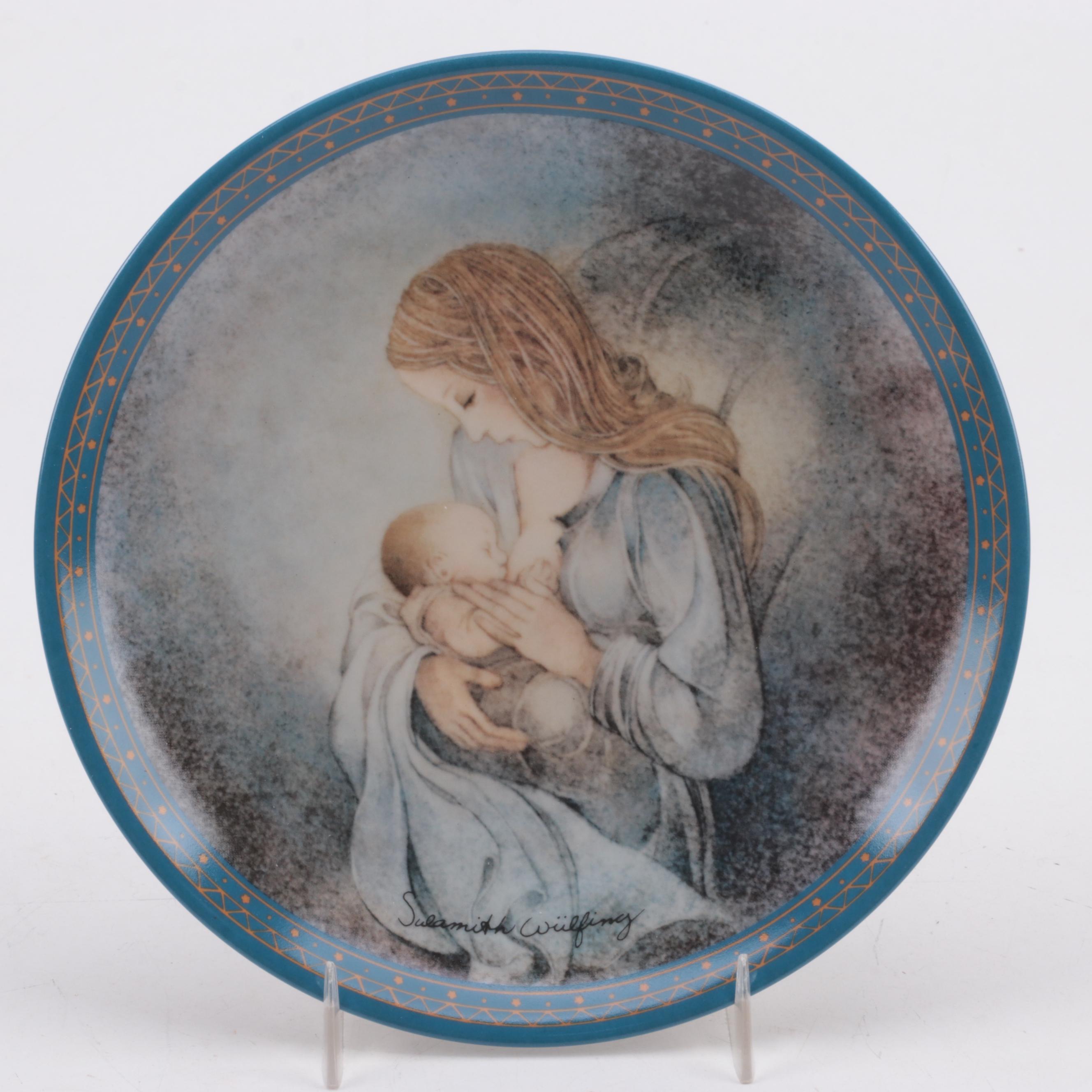 Sulamith Wülfing German Collector Plates by Königszelt Bayern, 1980s