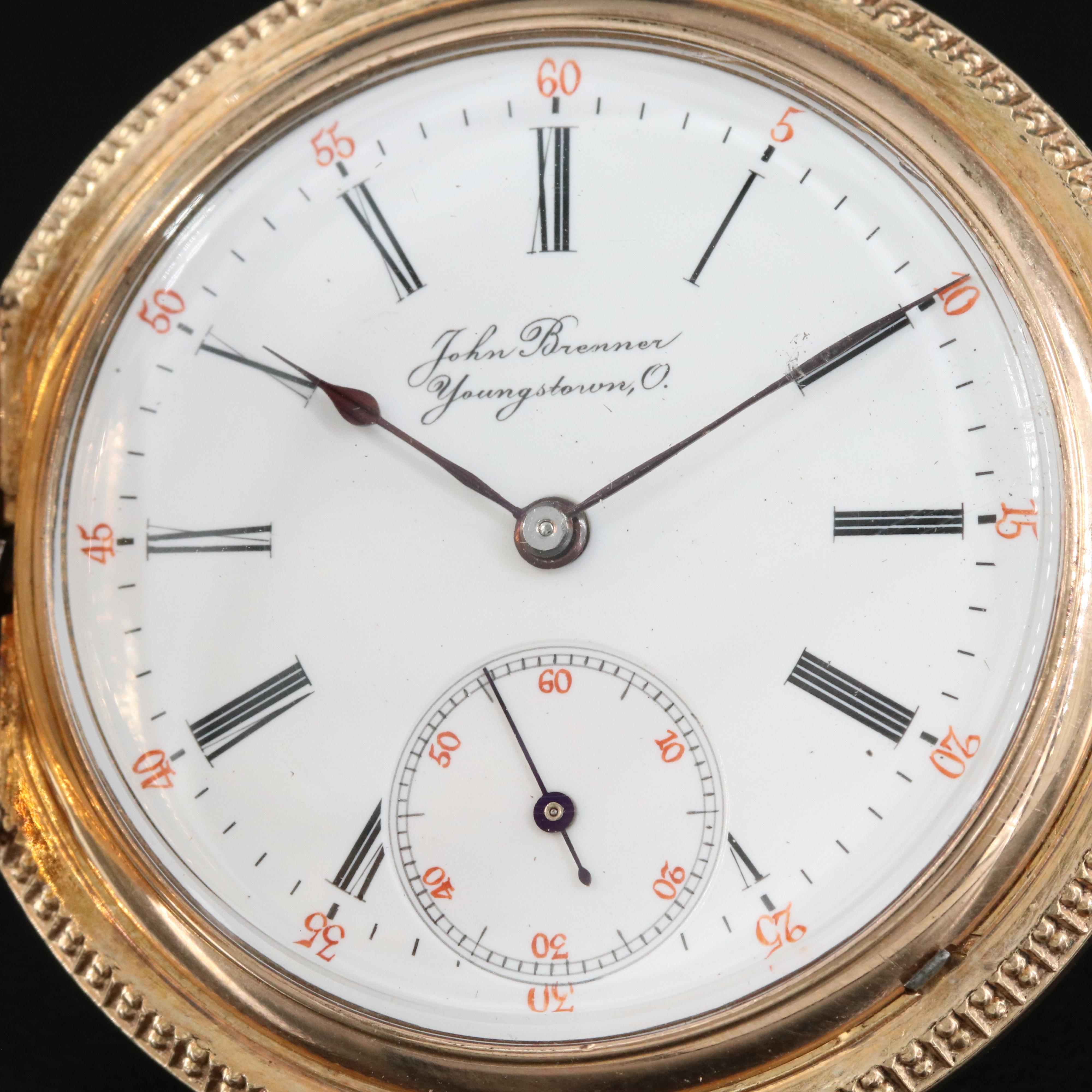 Antique Columbus Watch Company Pocket Watch for John Brenner Jewelers