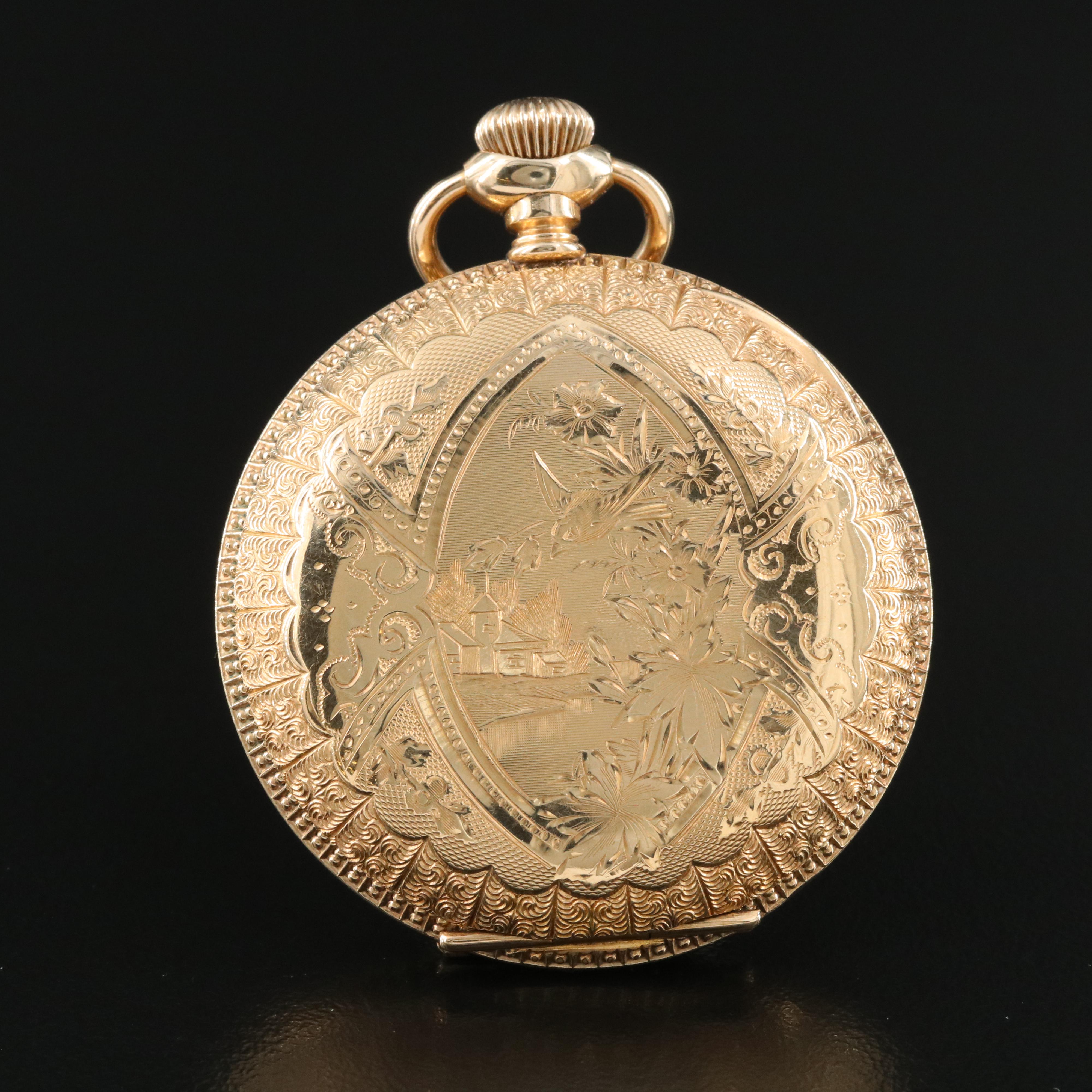 Antique Columbus Watch Company Pocket Watch for John Brenner Jewelers